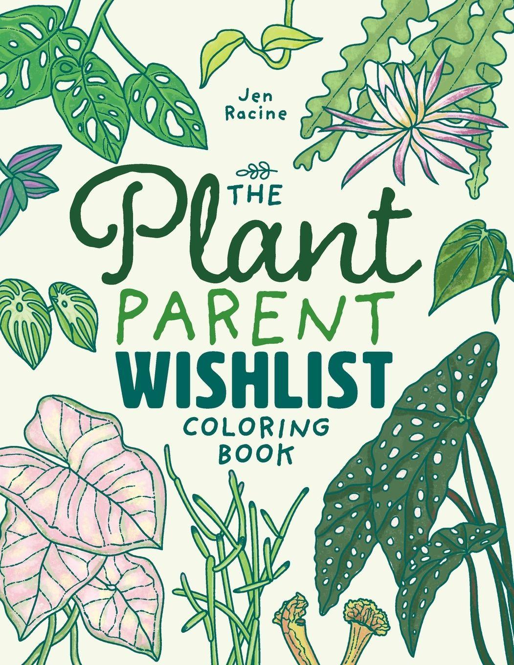 Vorderes Coverbild The Plant Parent Wishlist Coloring Book