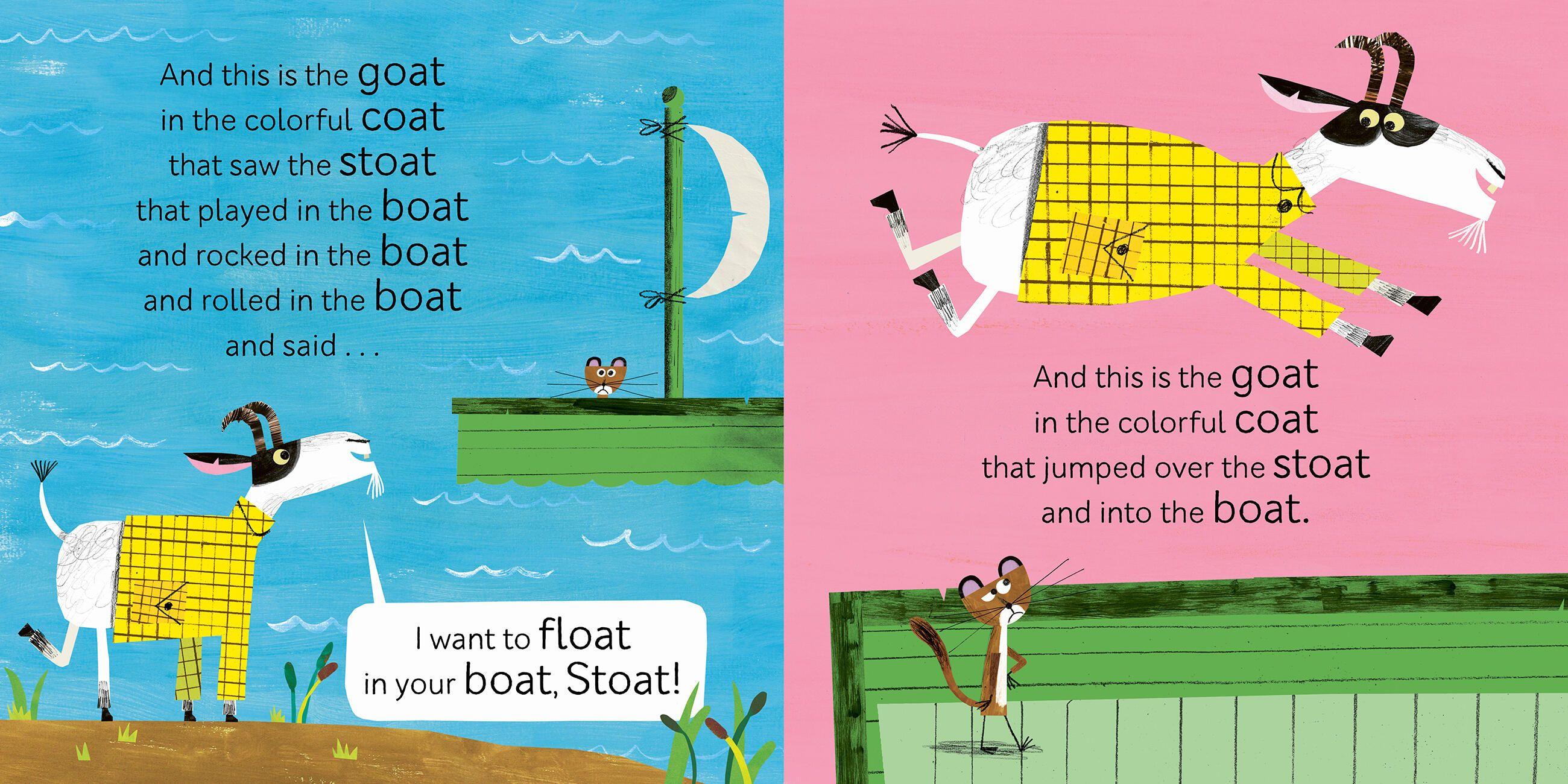 Beispielinhalt (Bild) The Goat and the Stoat and the Boat