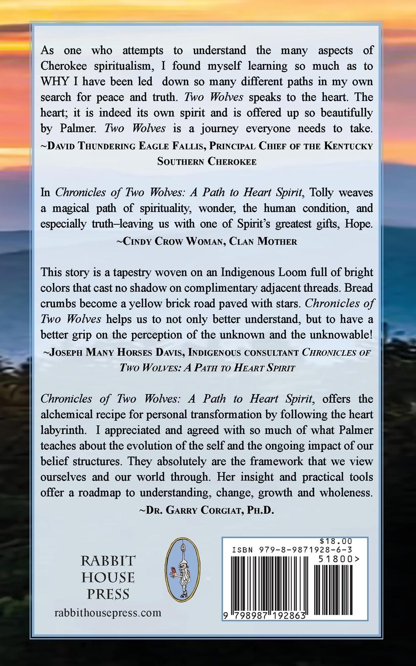 Rückseitencover Chronicles of Two Wolves