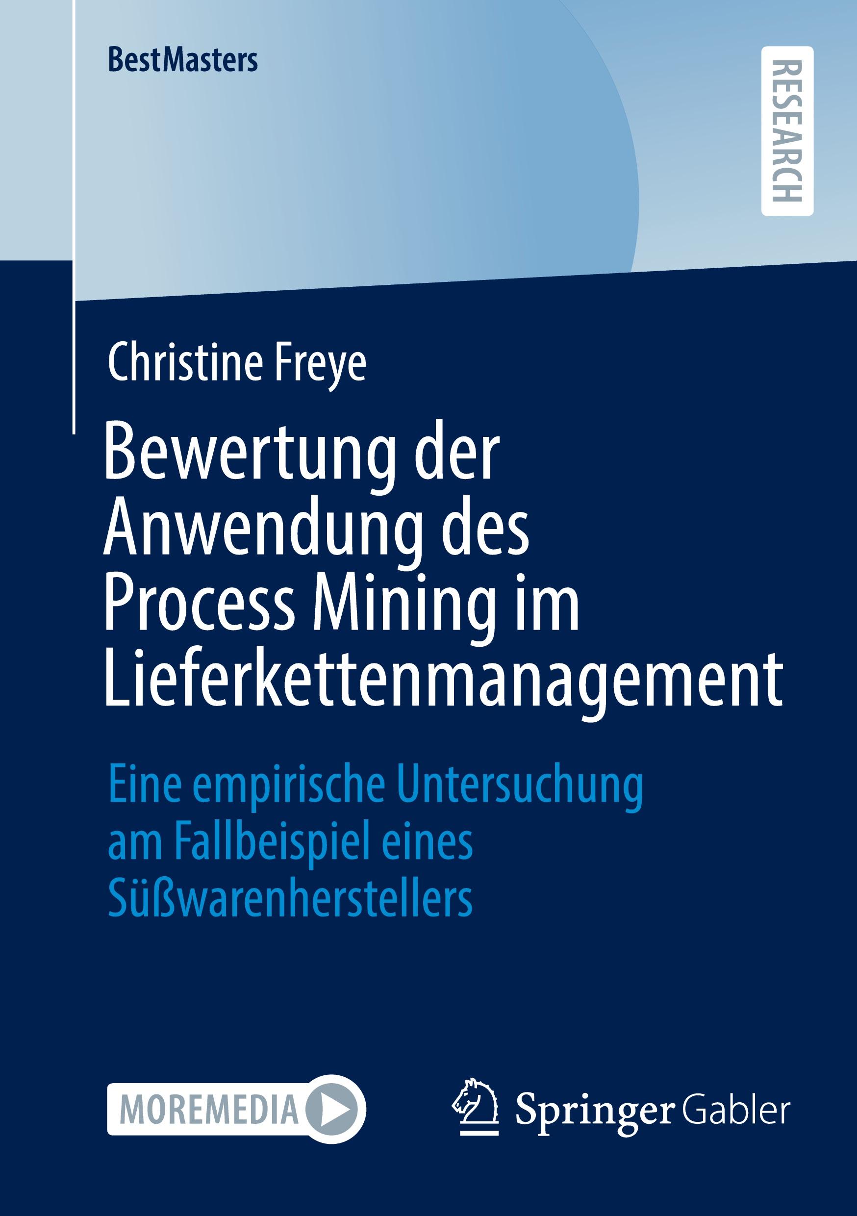 Vorderes Coverbild Bewertung der Anwendung des Process Mining im Lieferkettenmanagement