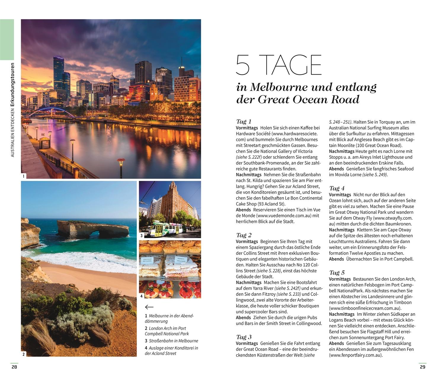 Beispielinhalt (Bild) Vis-à-Vis Reiseführer Australien