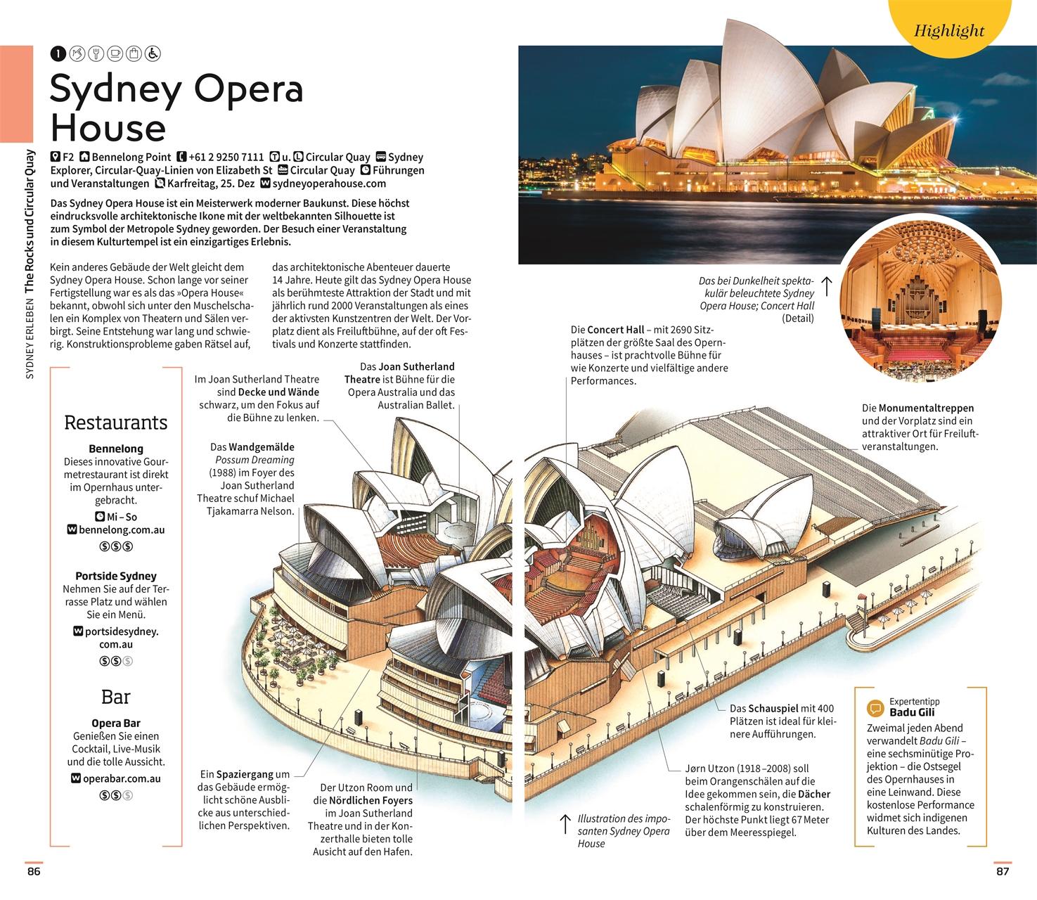 Beispielinhalt (Bild) Vis-à-Vis Reiseführer Australien