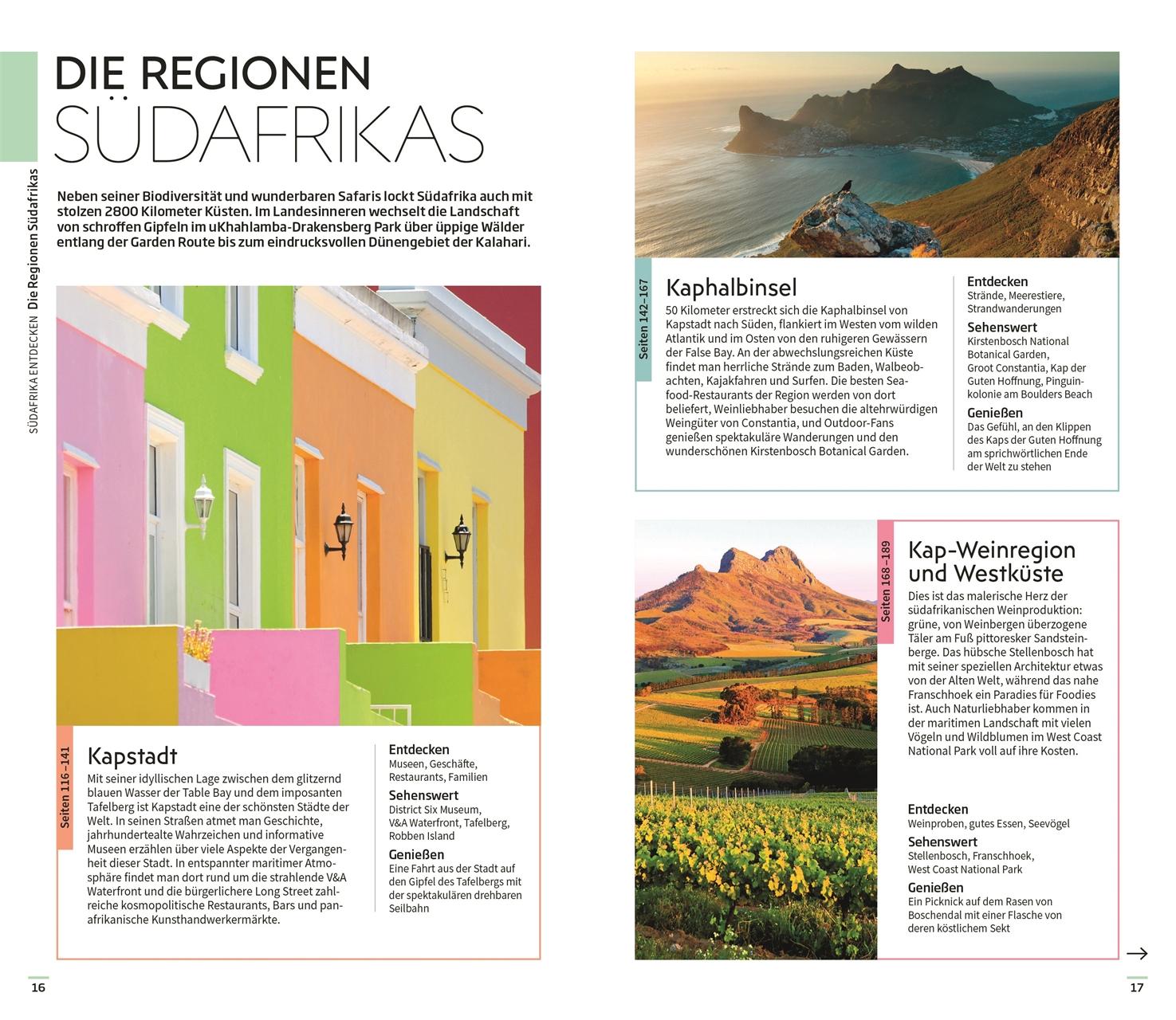 Beispielinhalt (Bild) Vis-à-Vis Reiseführer Südafrika
