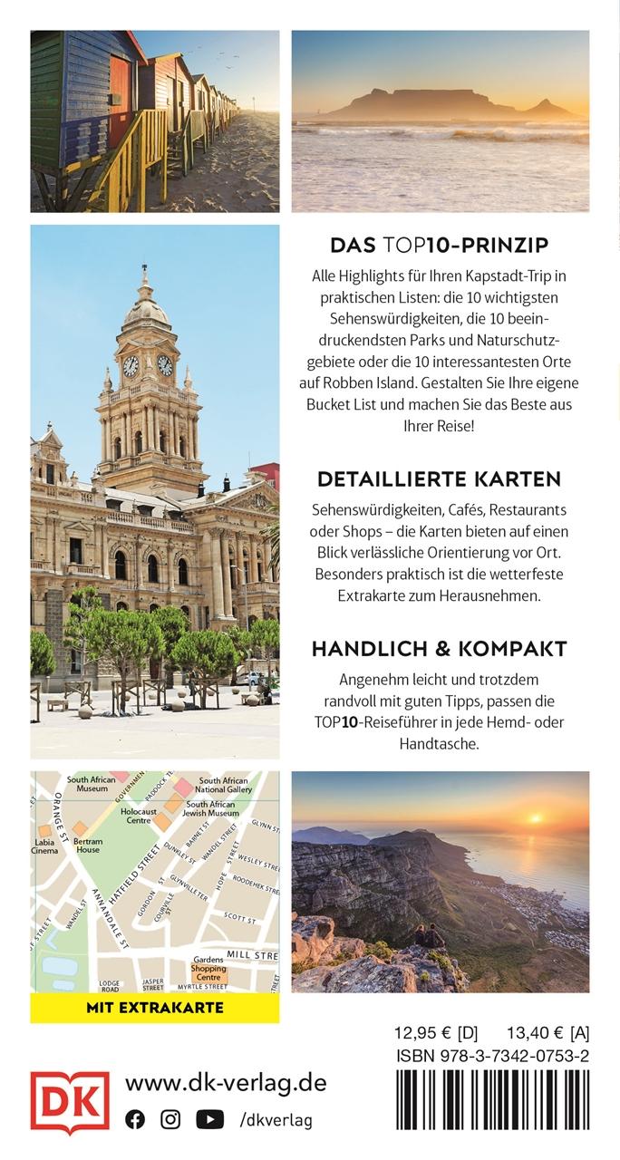 Beispielinhalt (Bild) TOP10 Reiseführer Kapstadt