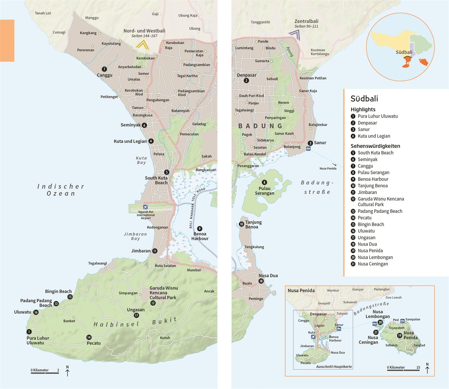 Beispielinhalt (Bild) Vis-à-Vis Reiseführer Bali & Lombok