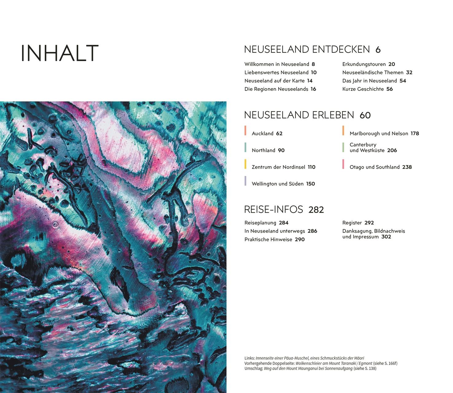 Beispielinhalt (Bild) Vis-à-Vis Reiseführer Neuseeland