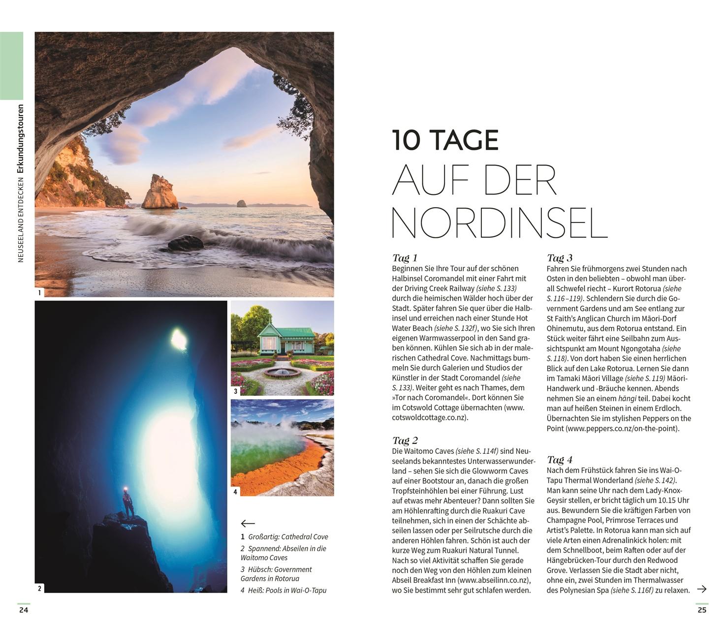 Beispielinhalt (Bild) Vis-à-Vis Reiseführer Neuseeland