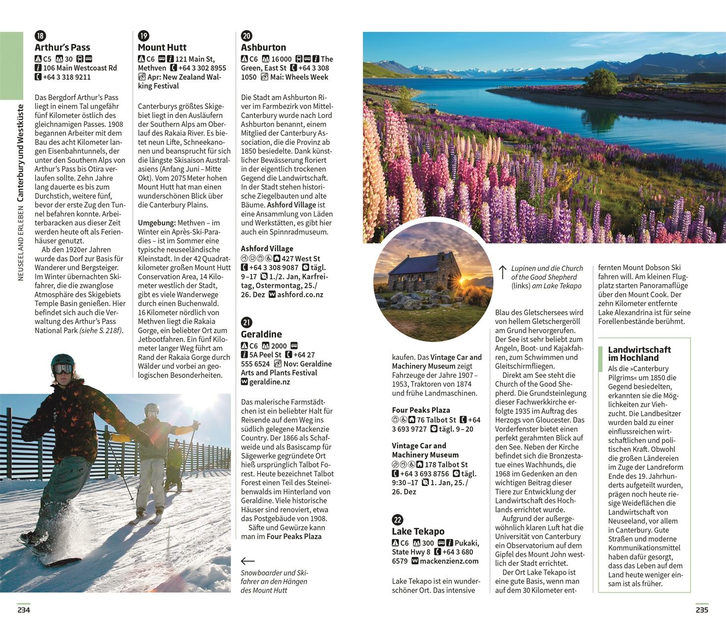 Beispielinhalt (Bild) Vis-à-Vis Reiseführer Neuseeland