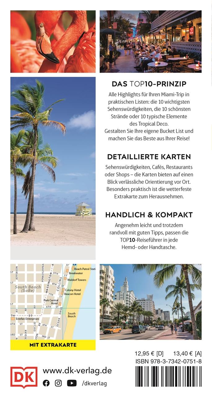 Beispielinhalt (Bild) TOP10 Reiseführer Miami & Keys