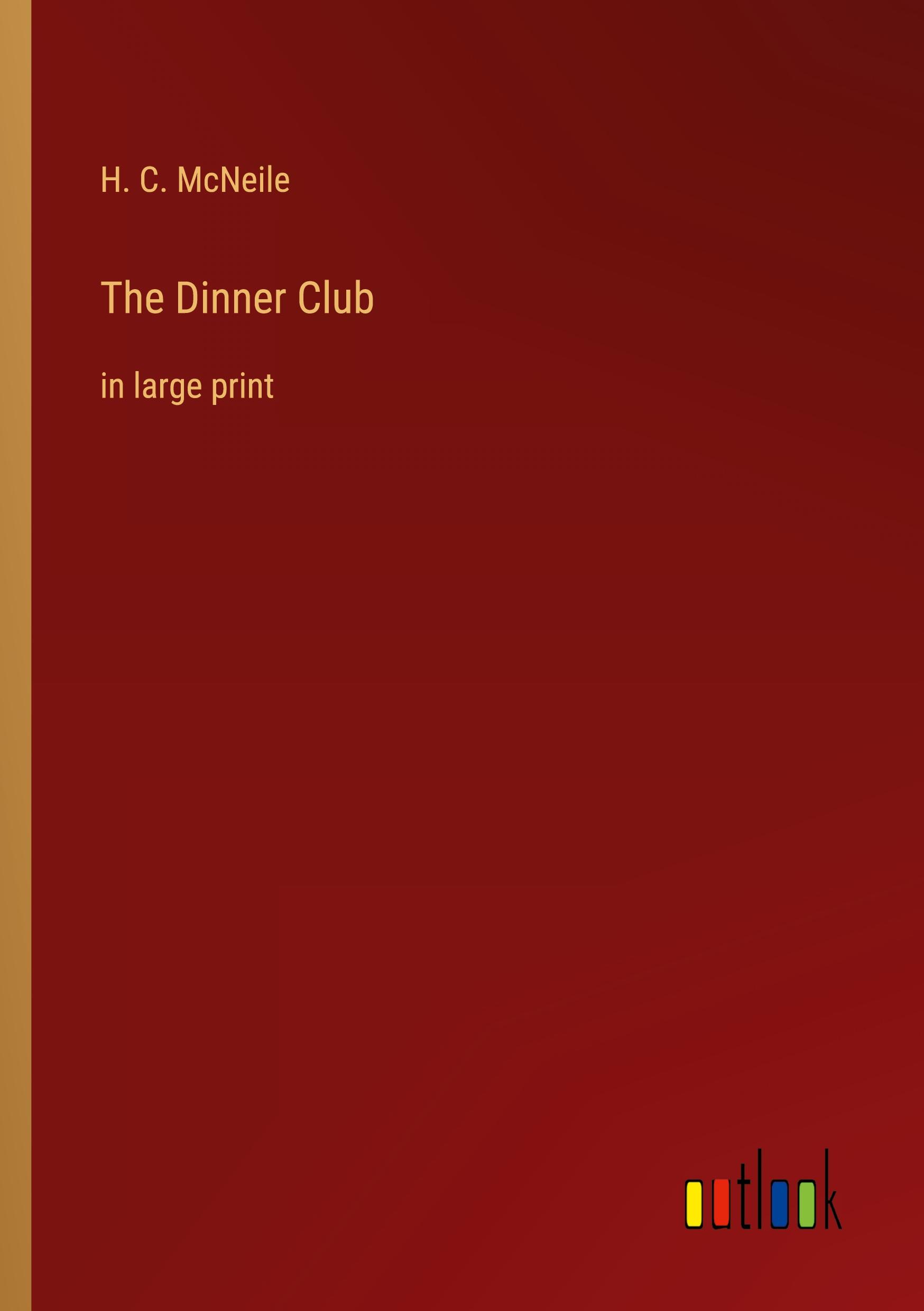 Vorderes Coverbild The Dinner Club