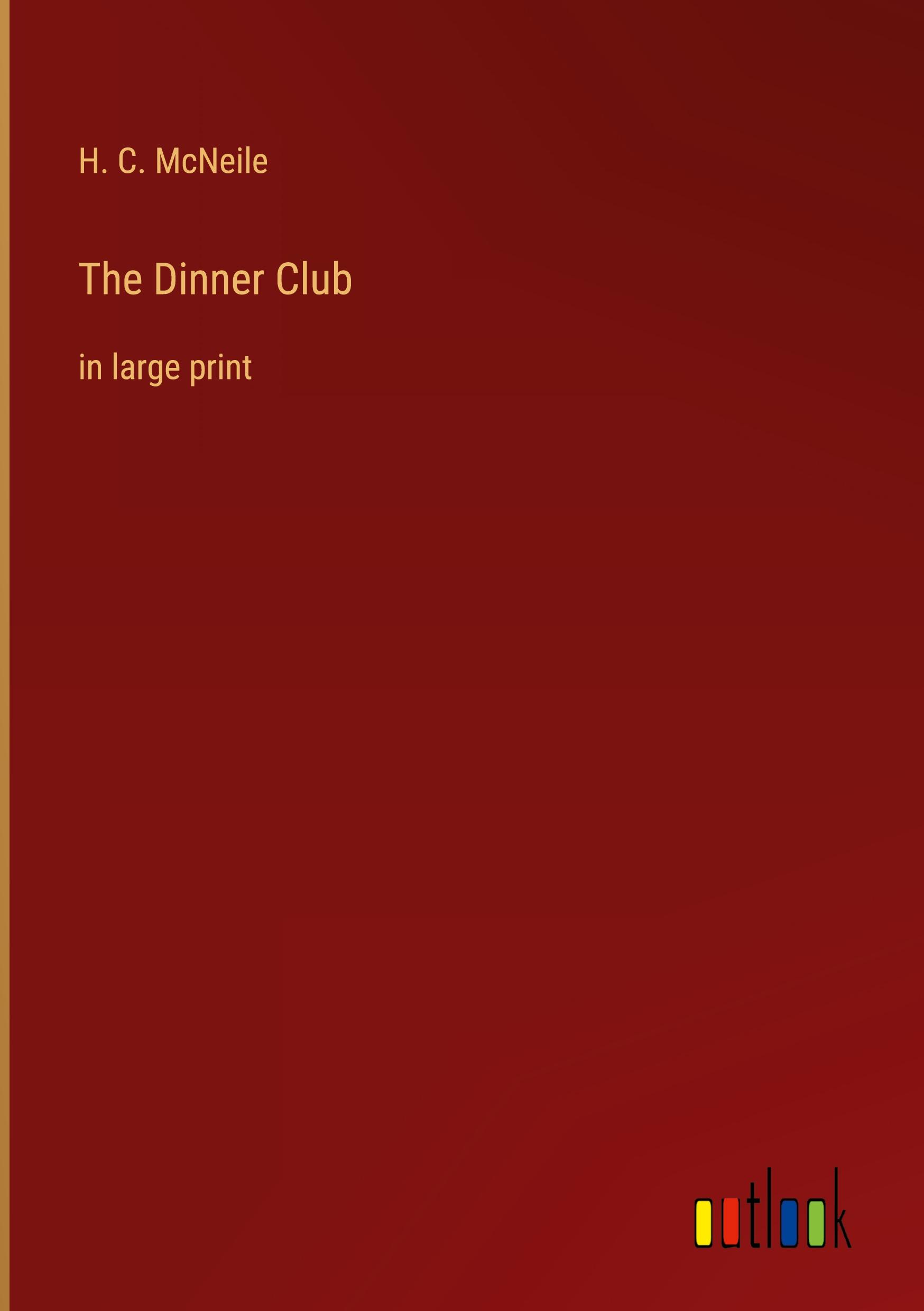 Vorderes Coverbild The Dinner Club
