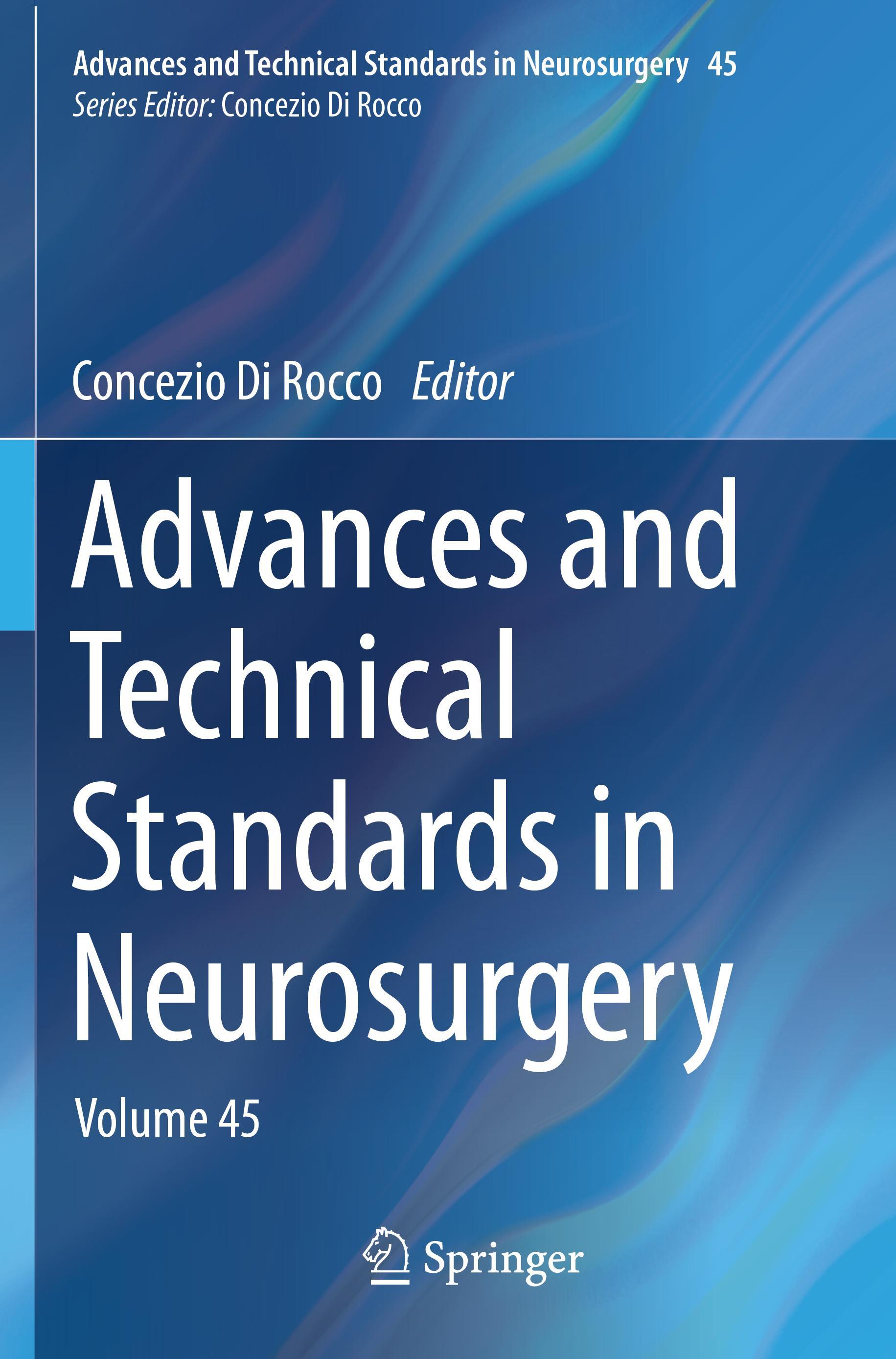 Vorderes Coverbild Advances and Technical Standards in Neurosurgery