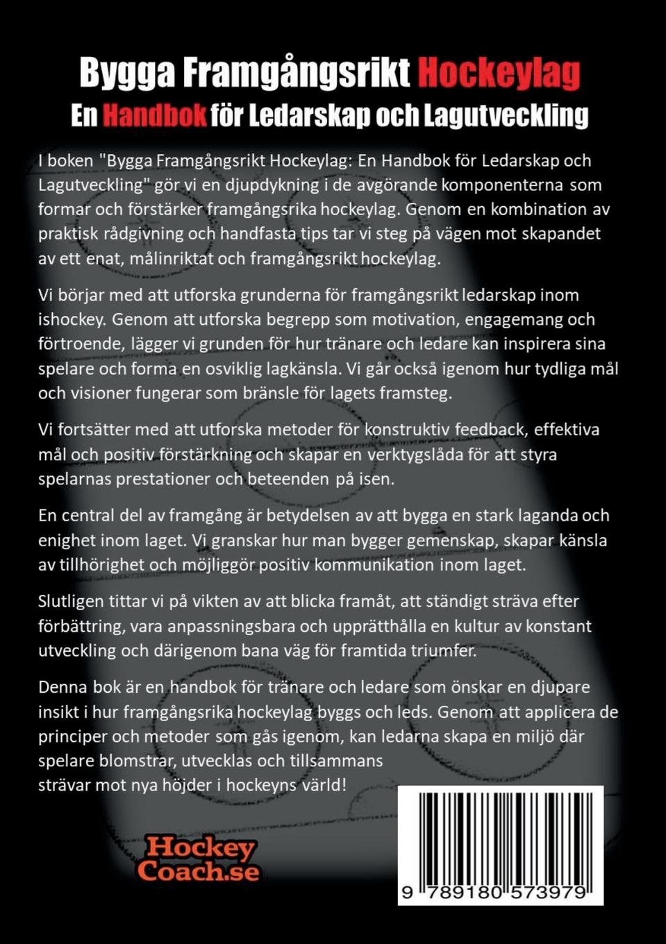 Rückseitencover Bygga Framgångsrikt Hockeylag