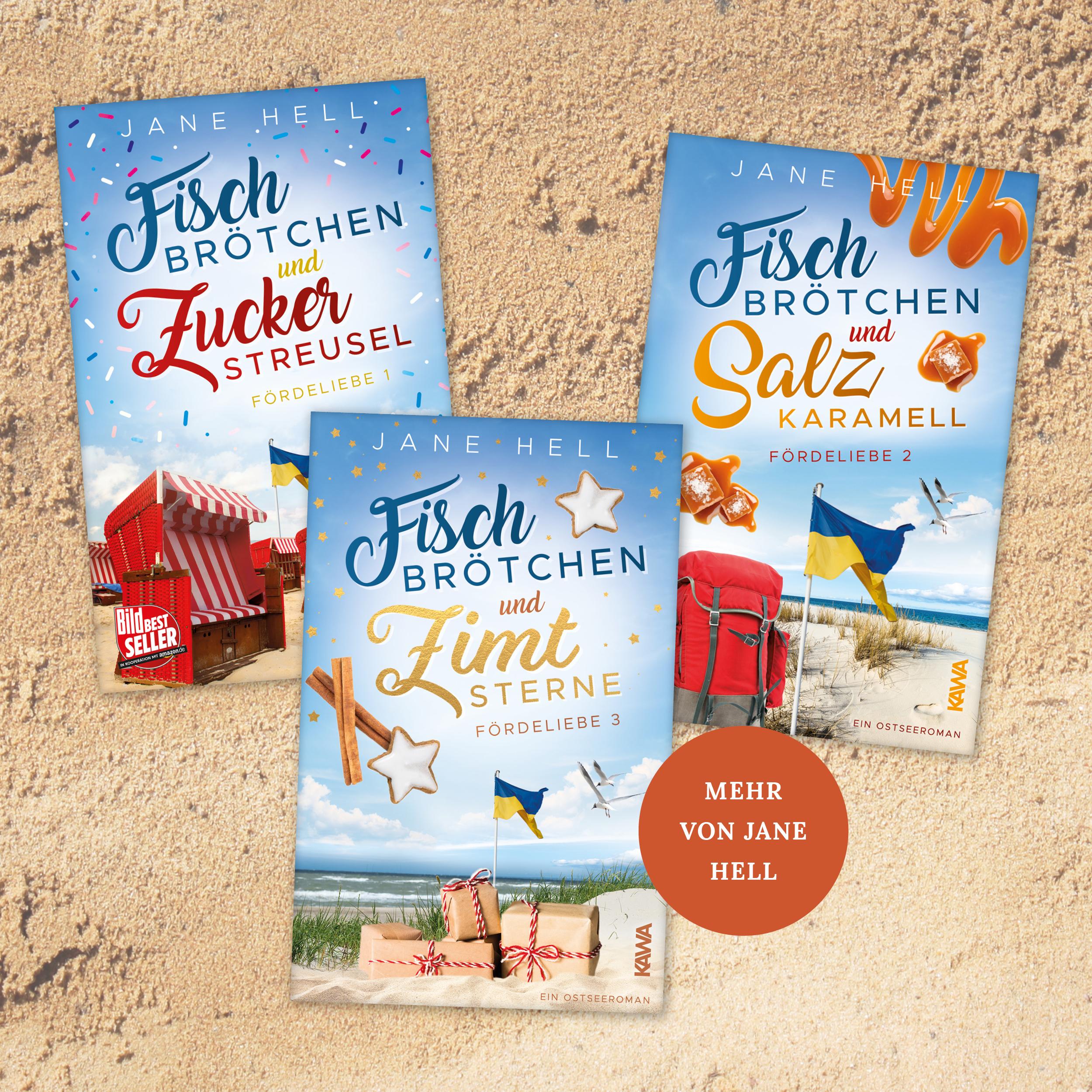 Beispielinhalt (Bild) Fischbrötchen und Eiskaffee