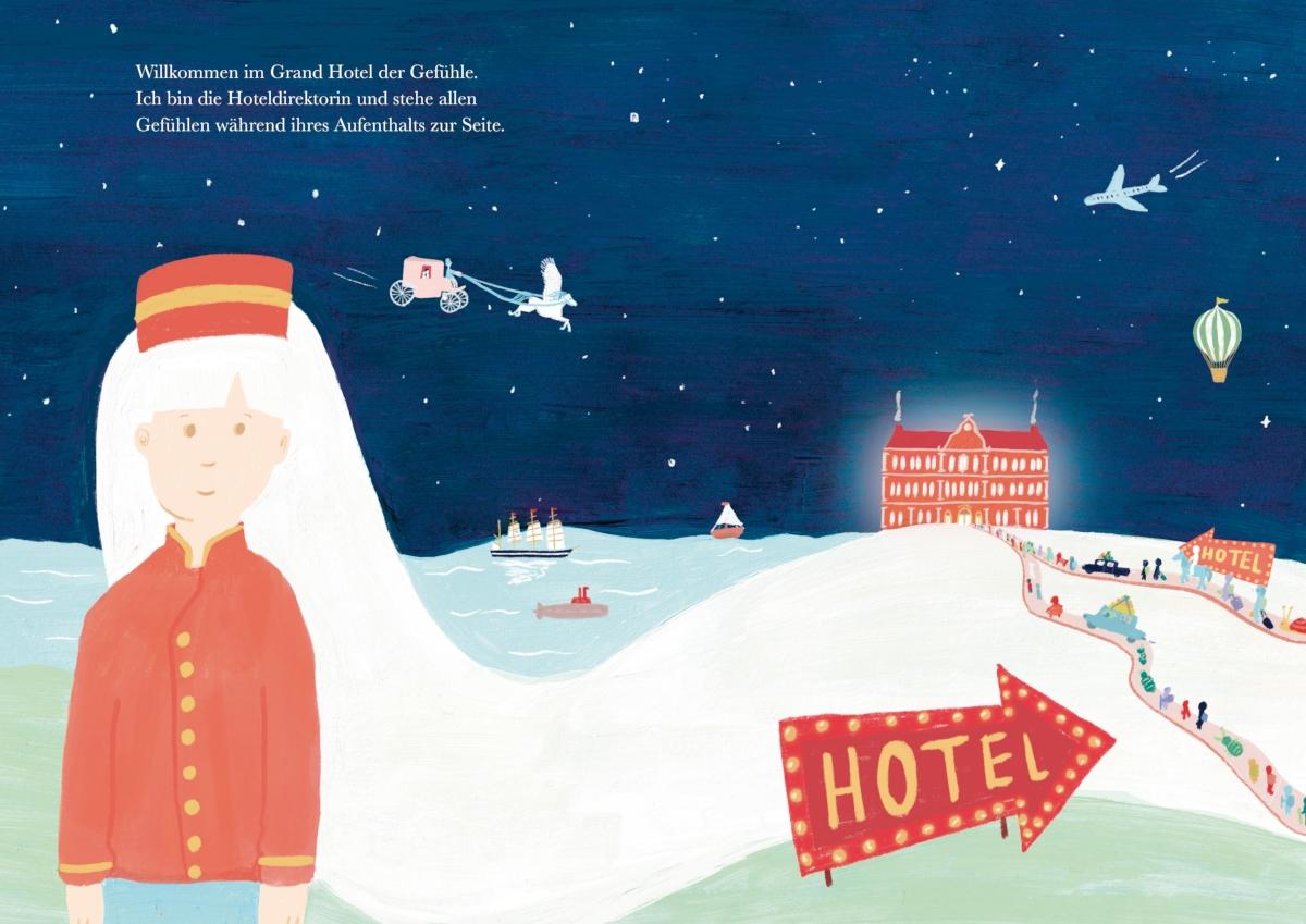 Beispielinhalt (Bild) Das Grand Hotel der Gefühle. Wenn Liebe, Wut und Dankbarkeit bei uns einziehen: Gefühle beschreiben und benennen.