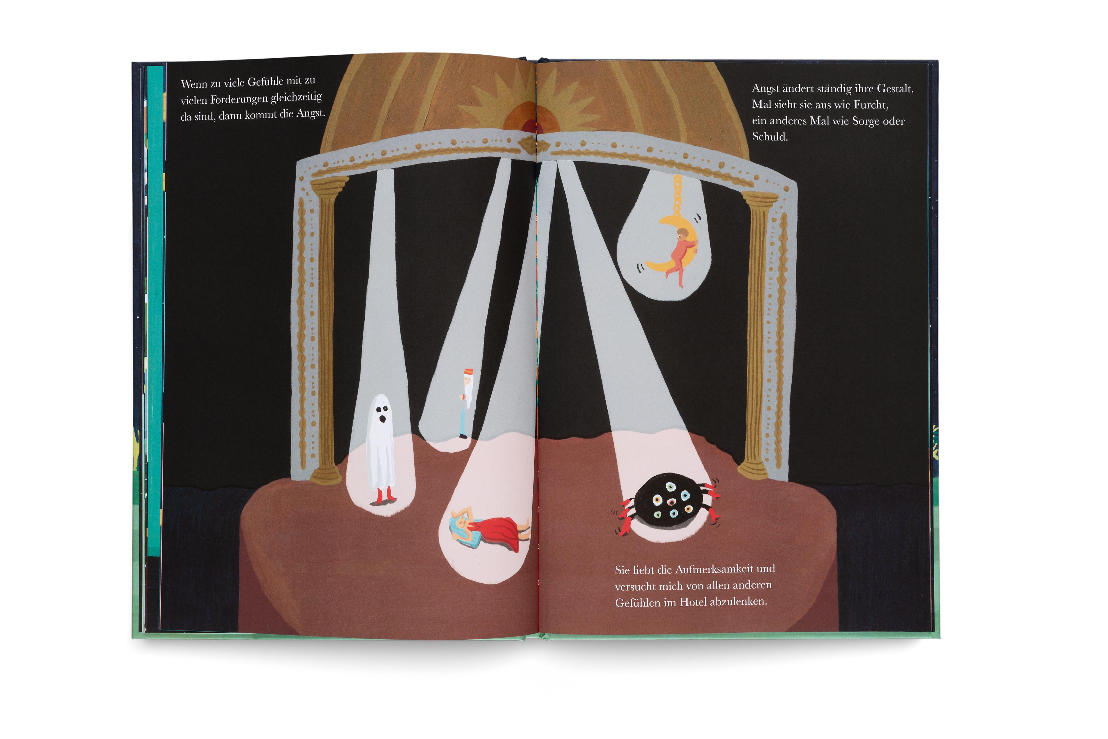 Beispielinhalt (Bild) Das Grand Hotel der Gefühle. Wenn Liebe, Wut und Dankbarkeit bei uns einziehen: Gefühle beschreiben und benennen.