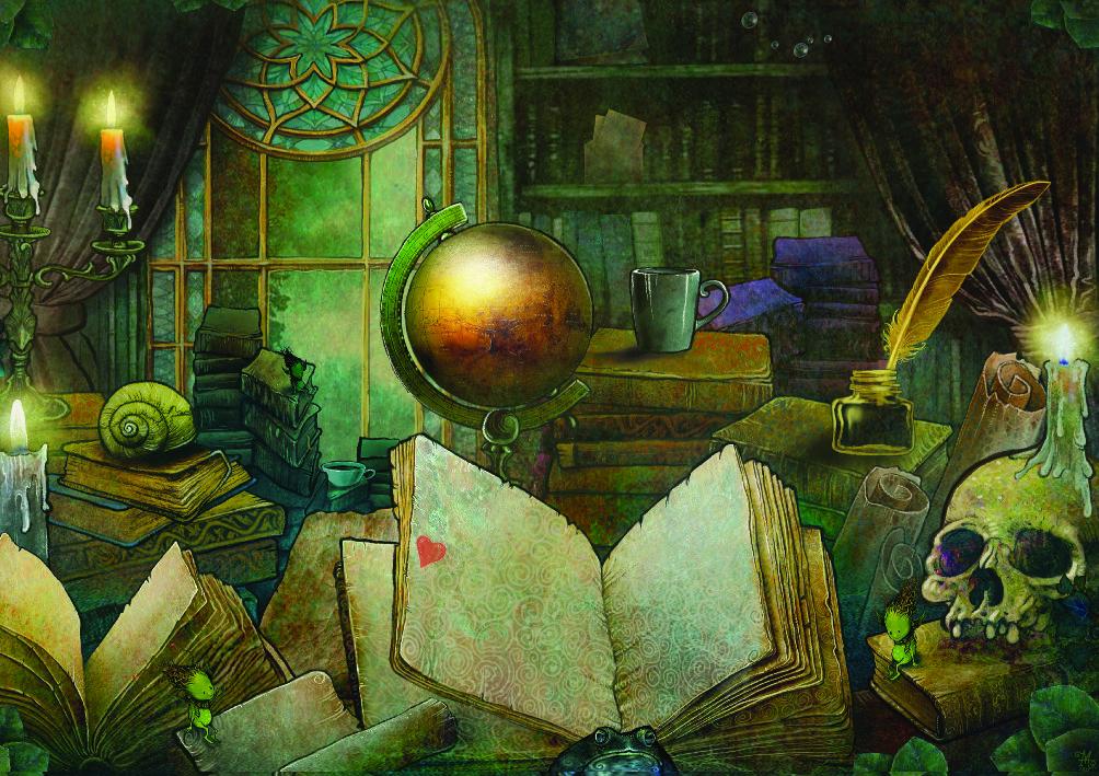 Vorderes Coverbild Die Bibliothek des Magiers