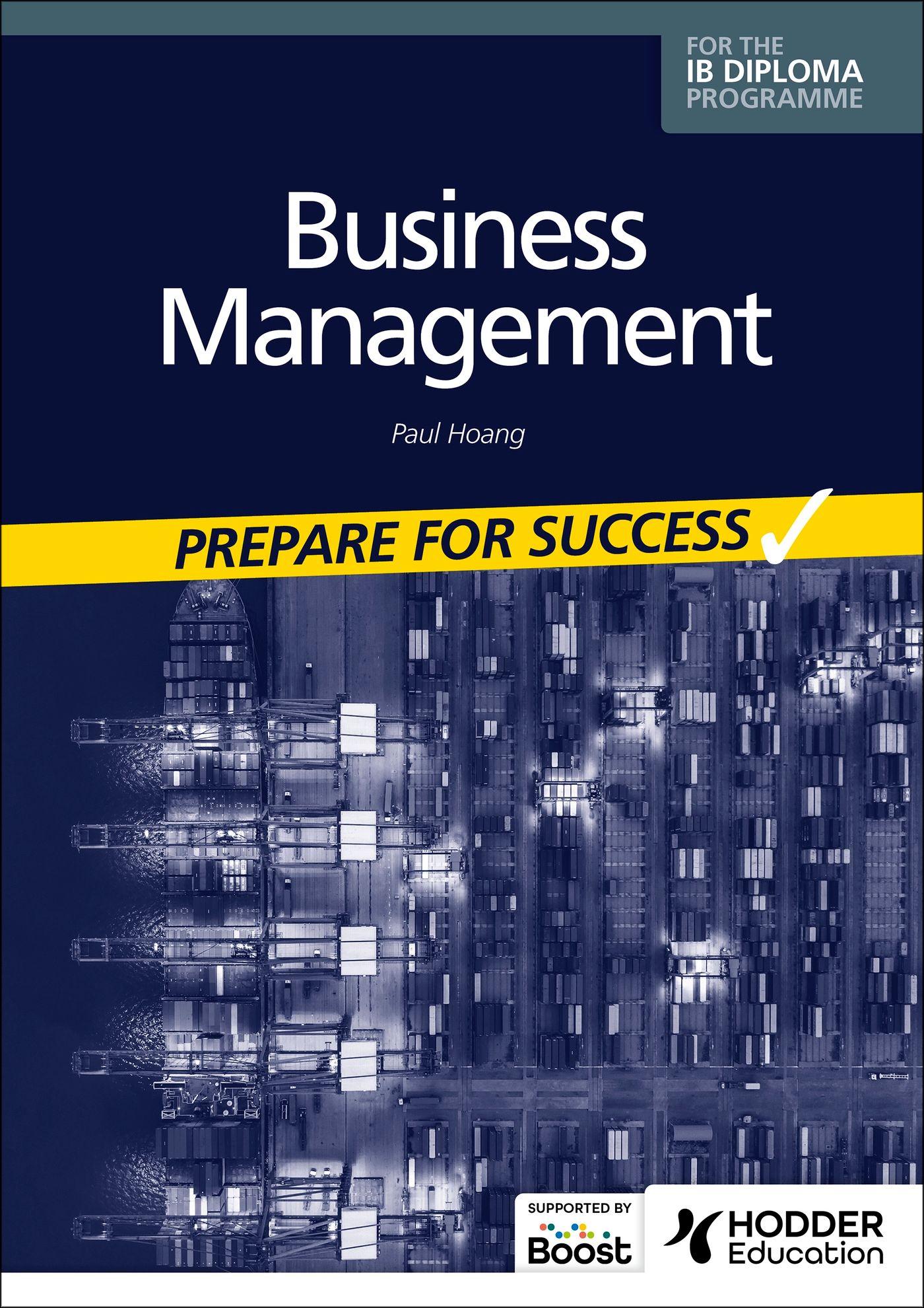 Vorderes Coverbild Business management for the IB Diploma: Prepare for Success
