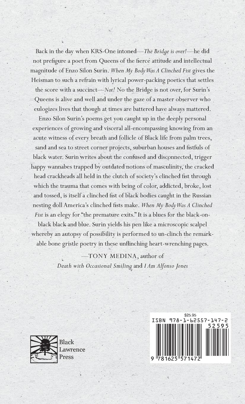 Rückseitencover When My Body Was a Clinched Fist