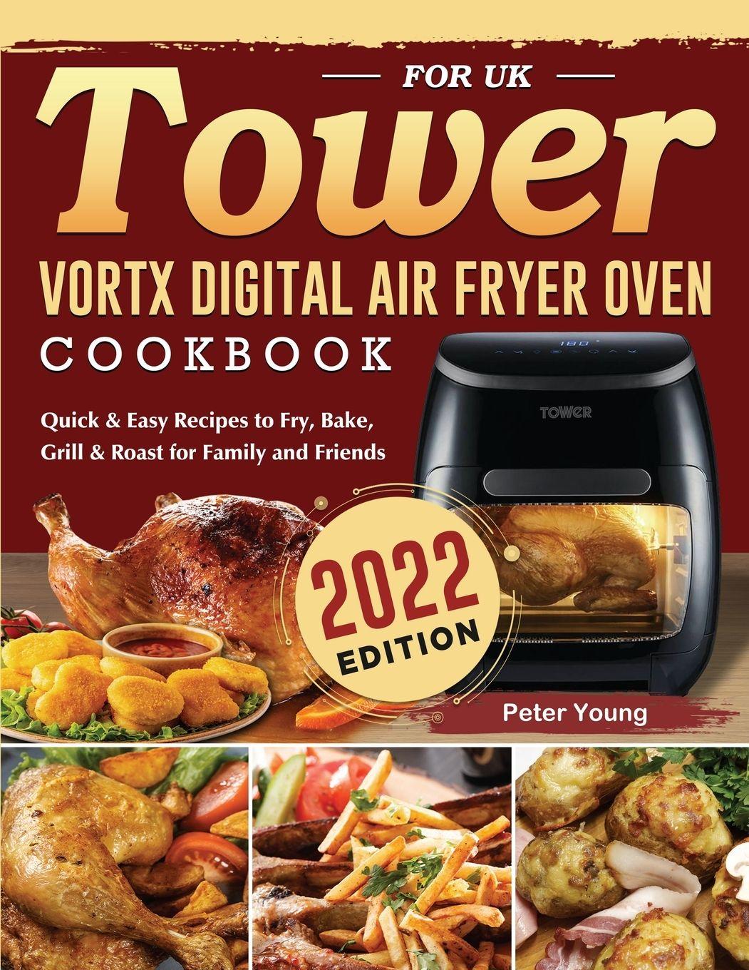 Vorderes Coverbild Tower Vortx Digital Air Fryer Oven Cookbook for UK 2022