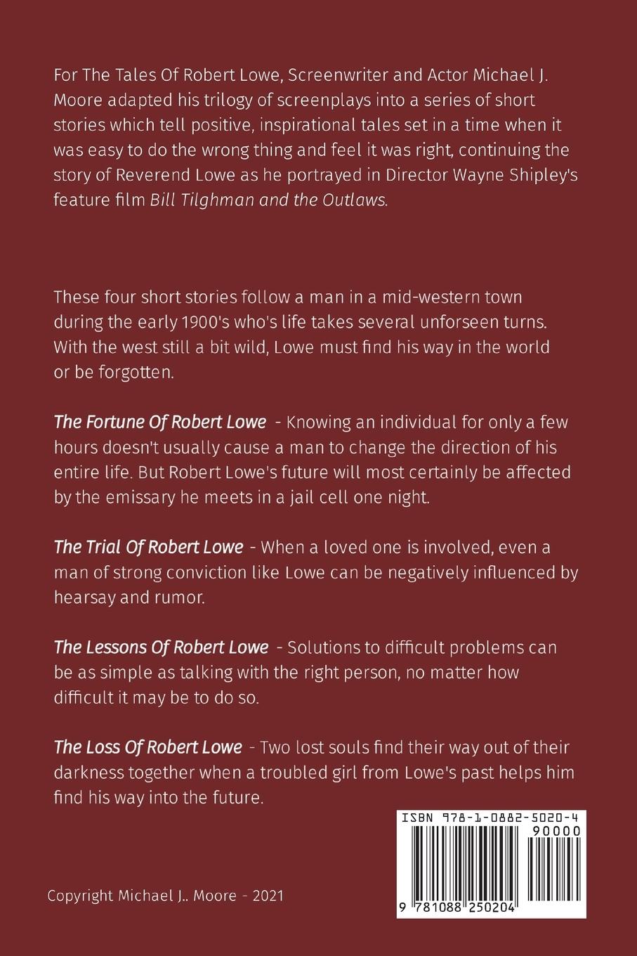 Rückseitencover The Tales Of Robert Lowe