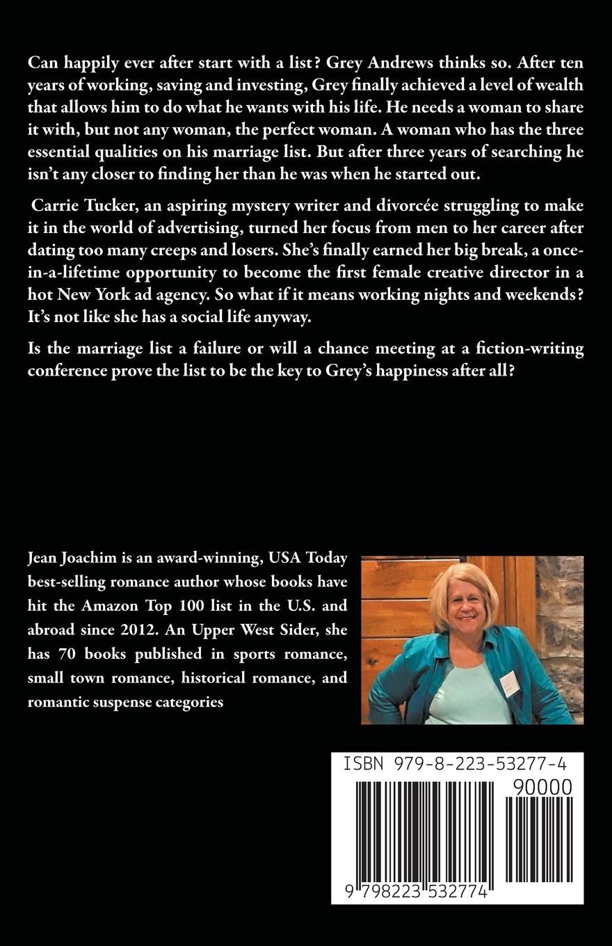 Rückseitencover The Marriage List