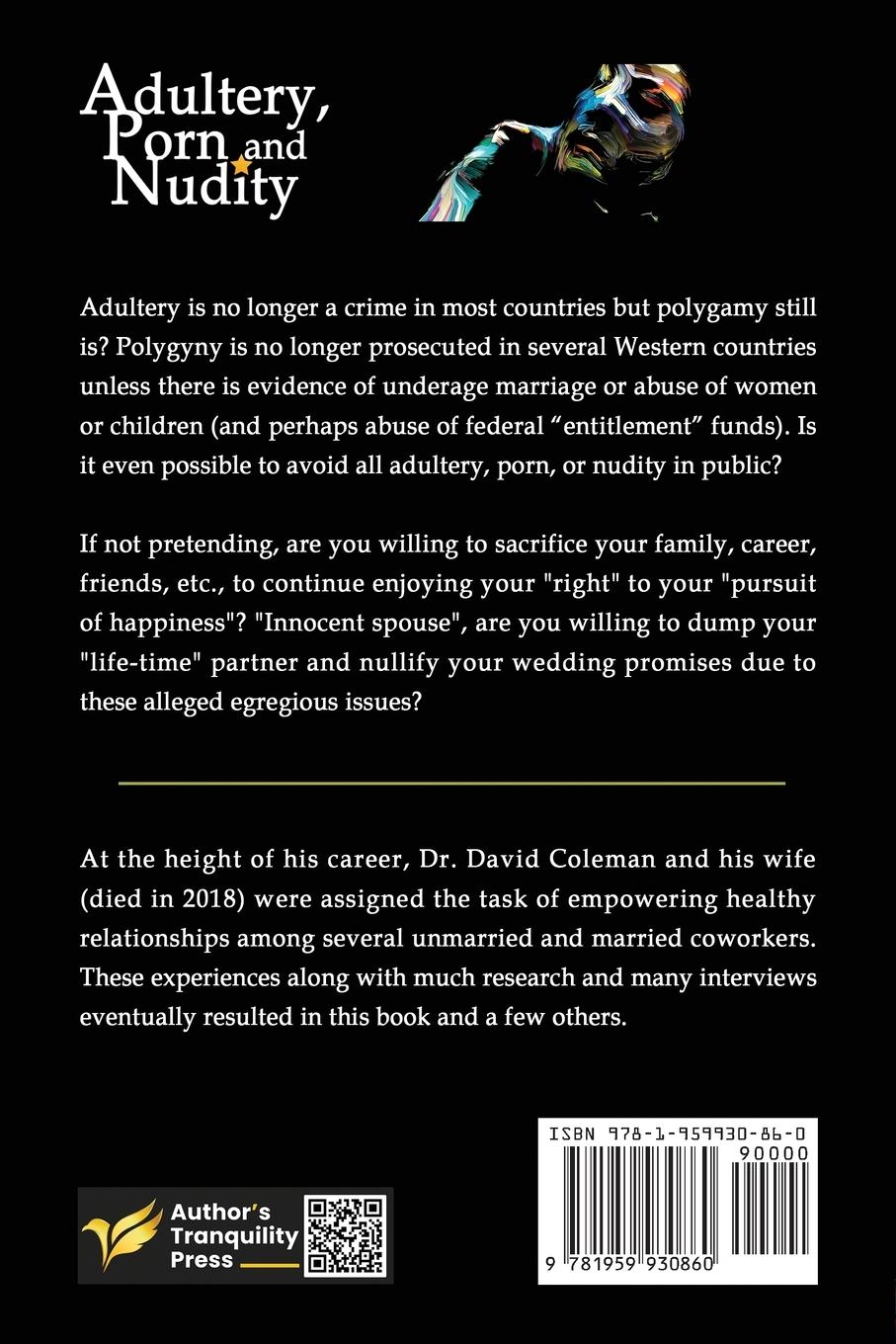 Rückseitencover Adultery, Porn and Nudity