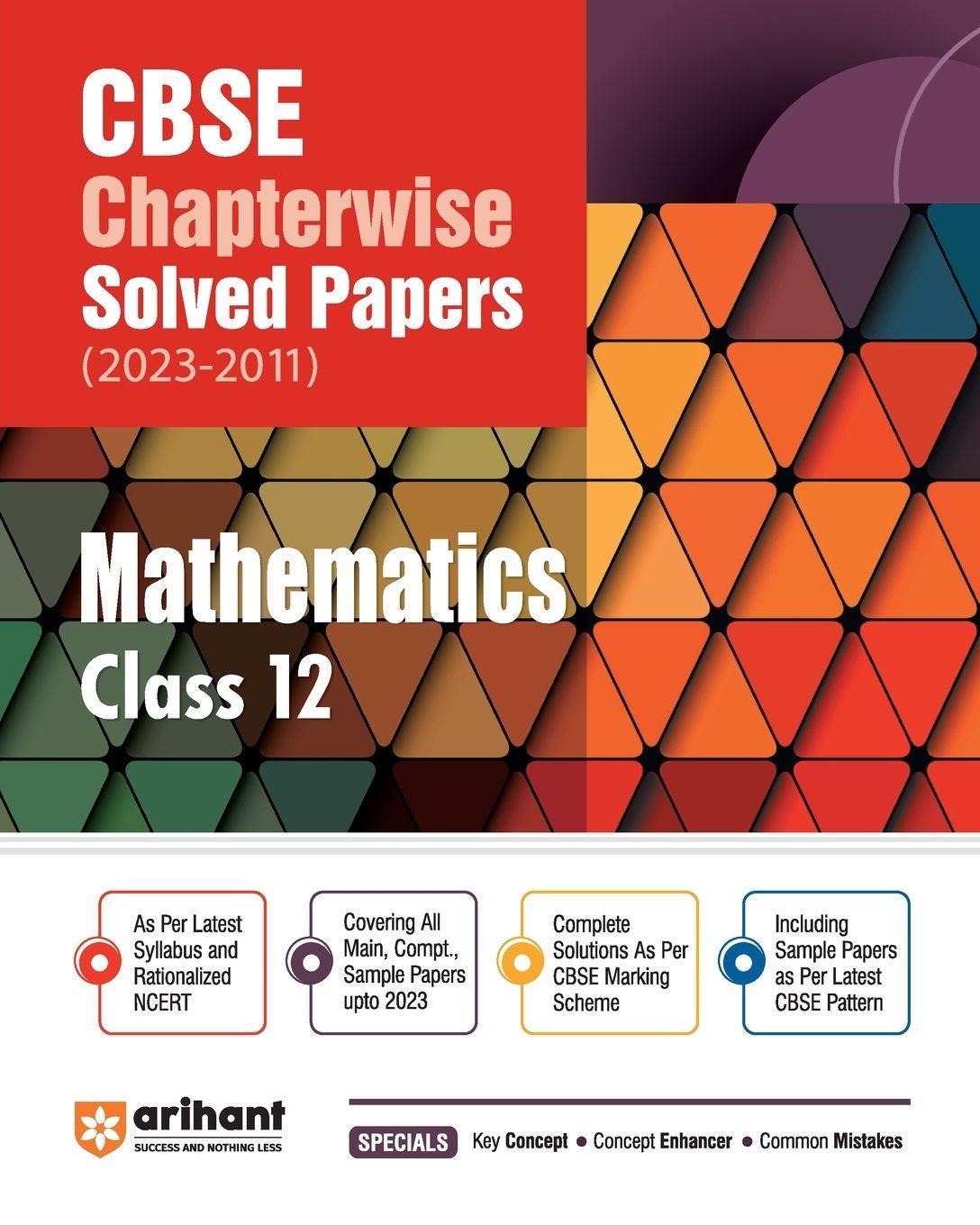 Vorderes Coverbild CBSE Chapterwise Solved Papers 2023-2011 Mathematics Class 12th