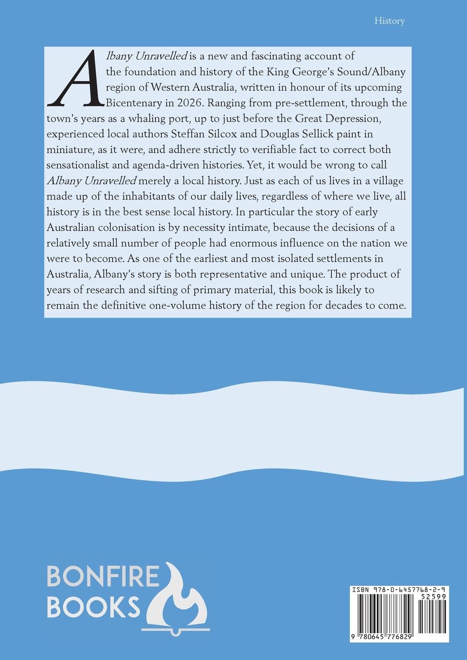 Rückseitencover Albany Unravelled