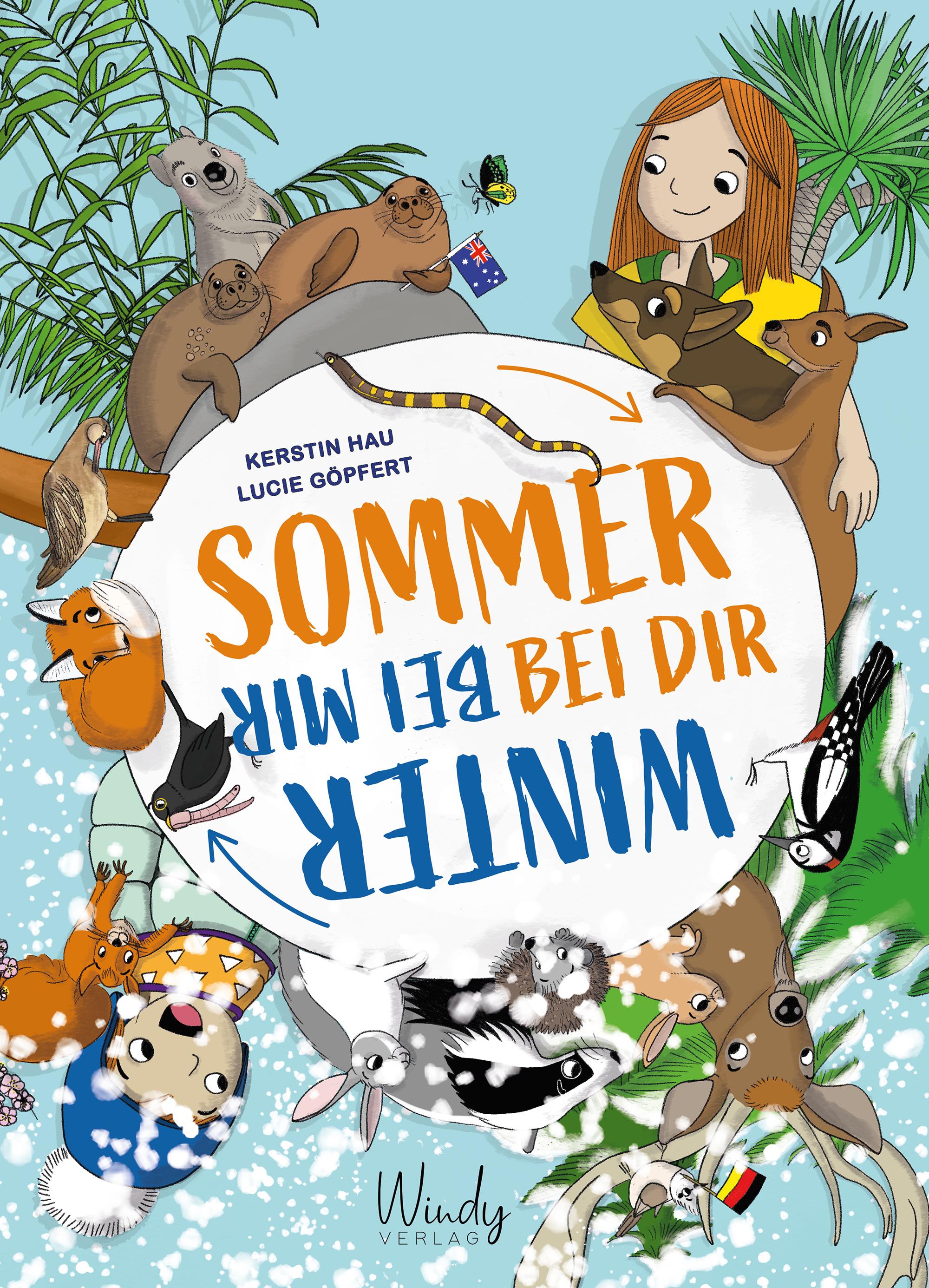 Vorderes Coverbild Sommer bei dir - Winter bei mir