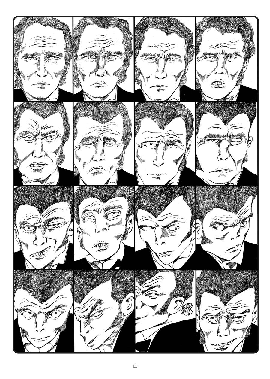 Beispielinhalt (Bild) Crepax: Dr. Jekyll und Mr. Hyde