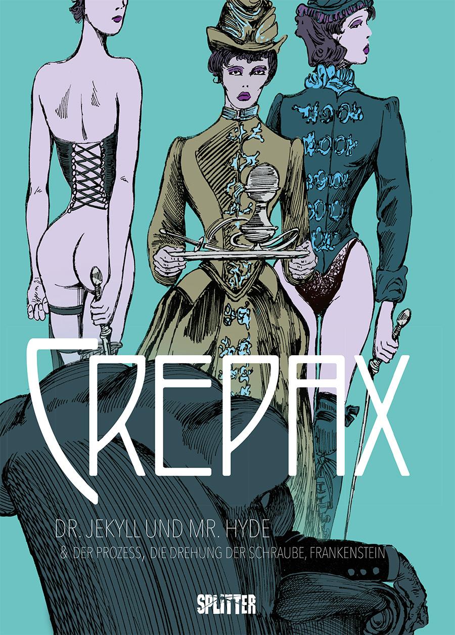Vorderes Coverbild Crepax: Dr. Jekyll und Mr. Hyde