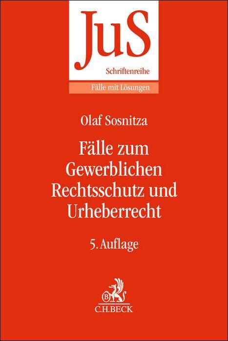 Vorderes Coverbild Fälle zum Gewerblichen Rechtsschutz und Urheberrecht