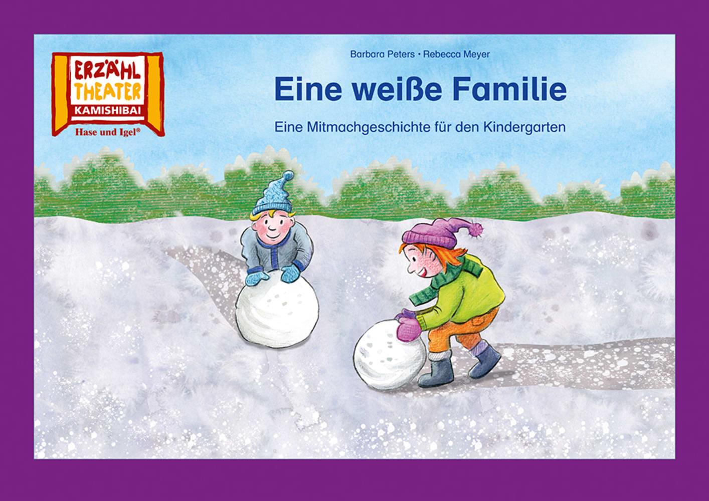Vorderes Coverbild Eine weiße Familie / Kamishibai Bildkarten