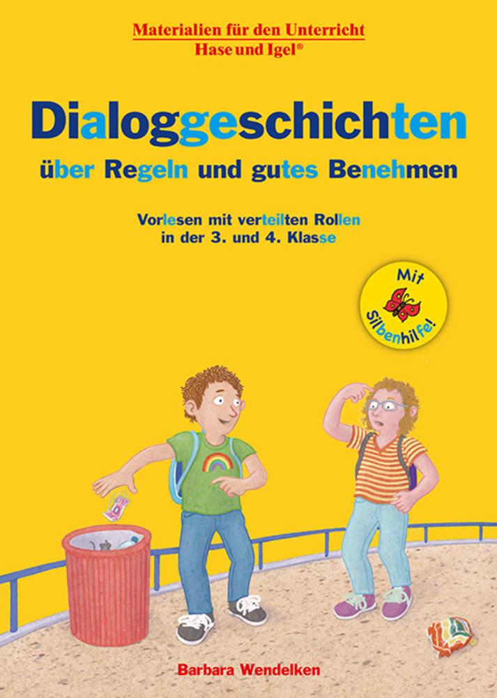 Vorderes Coverbild Dialoggeschichten über Regeln und gutes Benehmen / Silbenhilfe