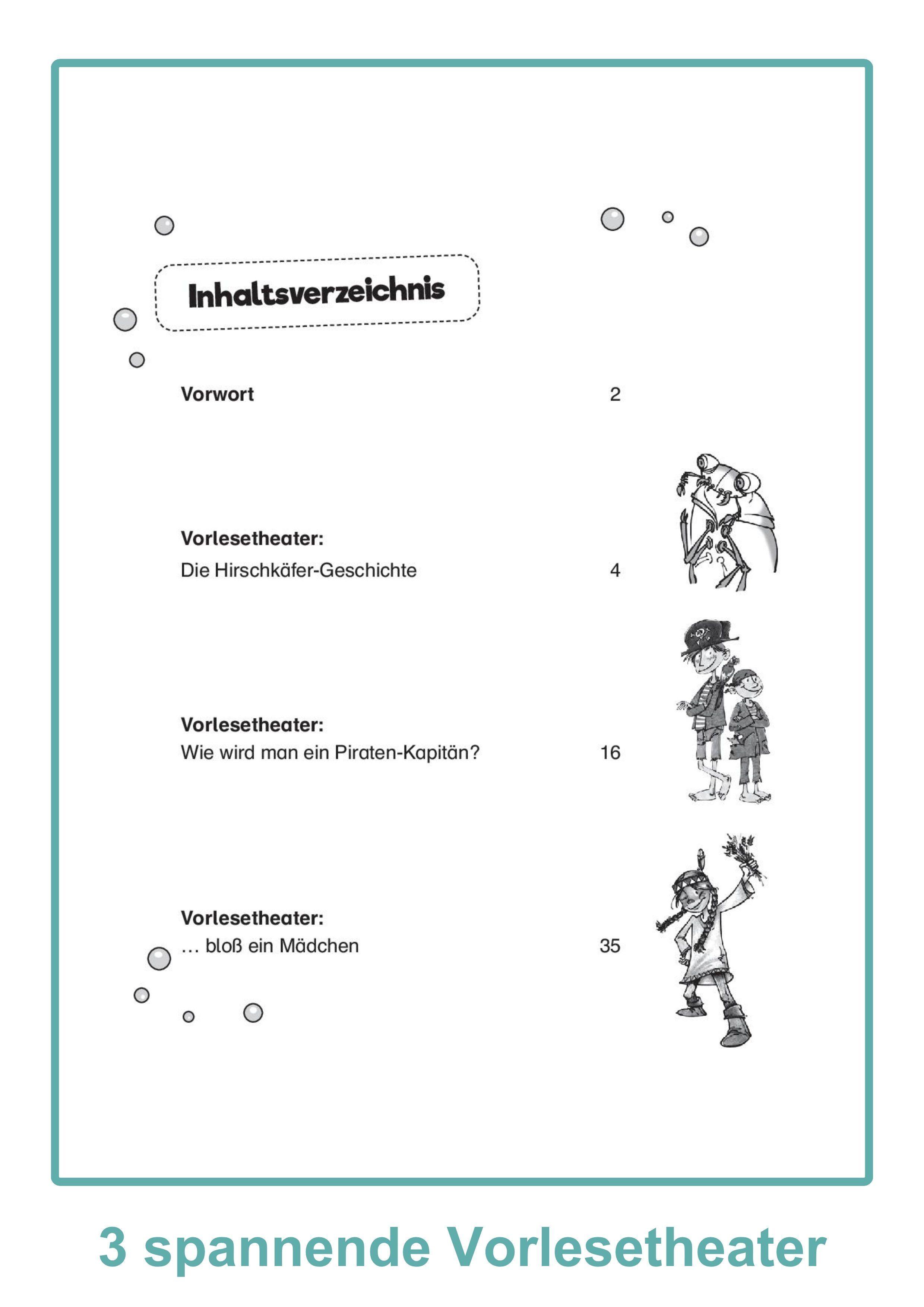 Beispielinhalt (Bild) Vorlesetheater Band 2