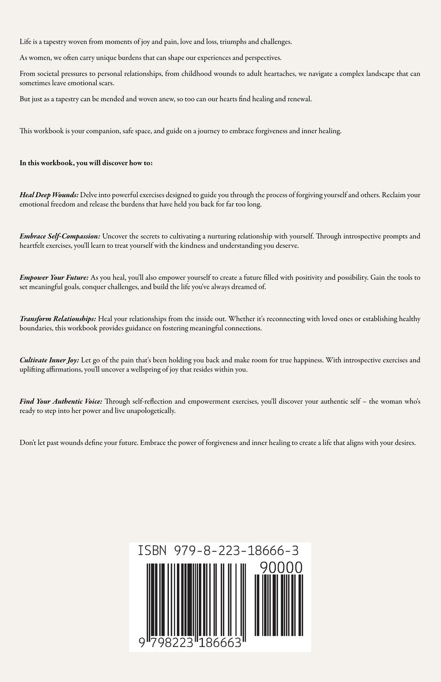 Rückseitencover The Forgiveness and Inner Healing Workbook for Women