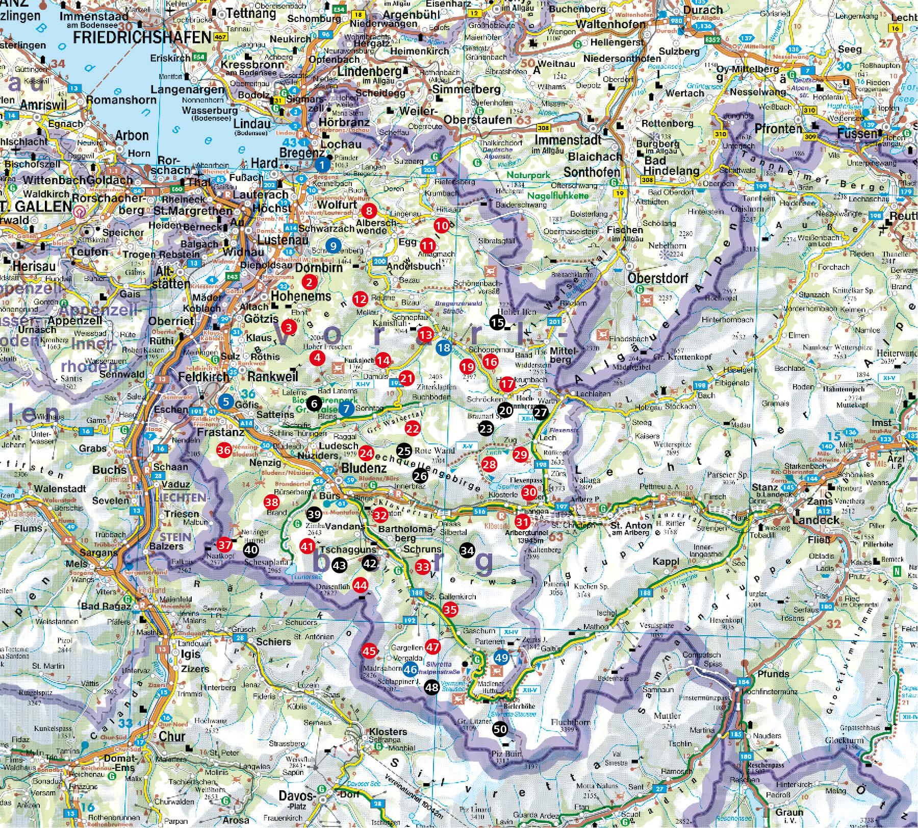 Beispielinhalt (Bild) Vorarlberg - Die schönsten Touren