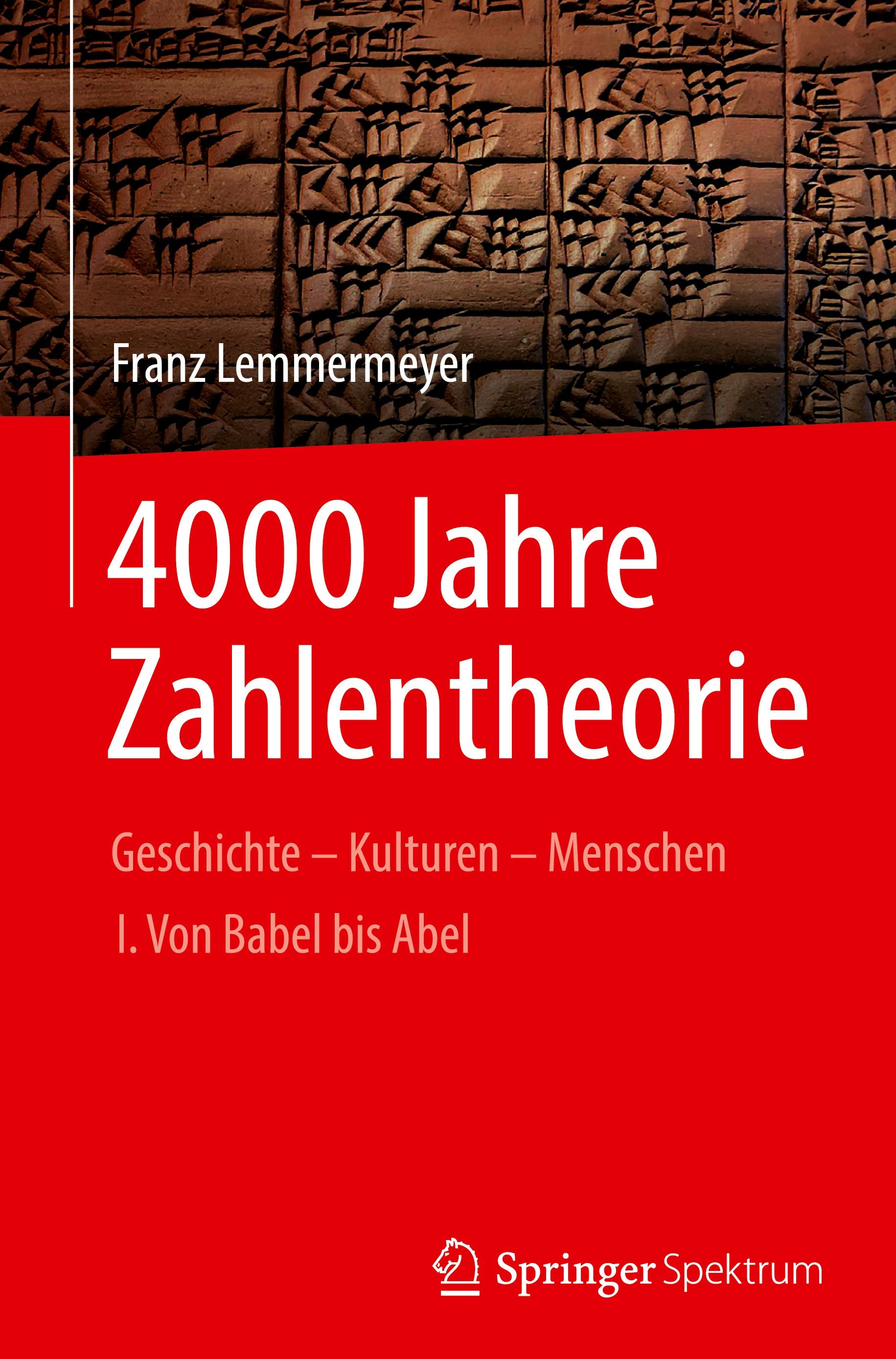 Vorderes Coverbild 4000 Jahre Zahlentheorie