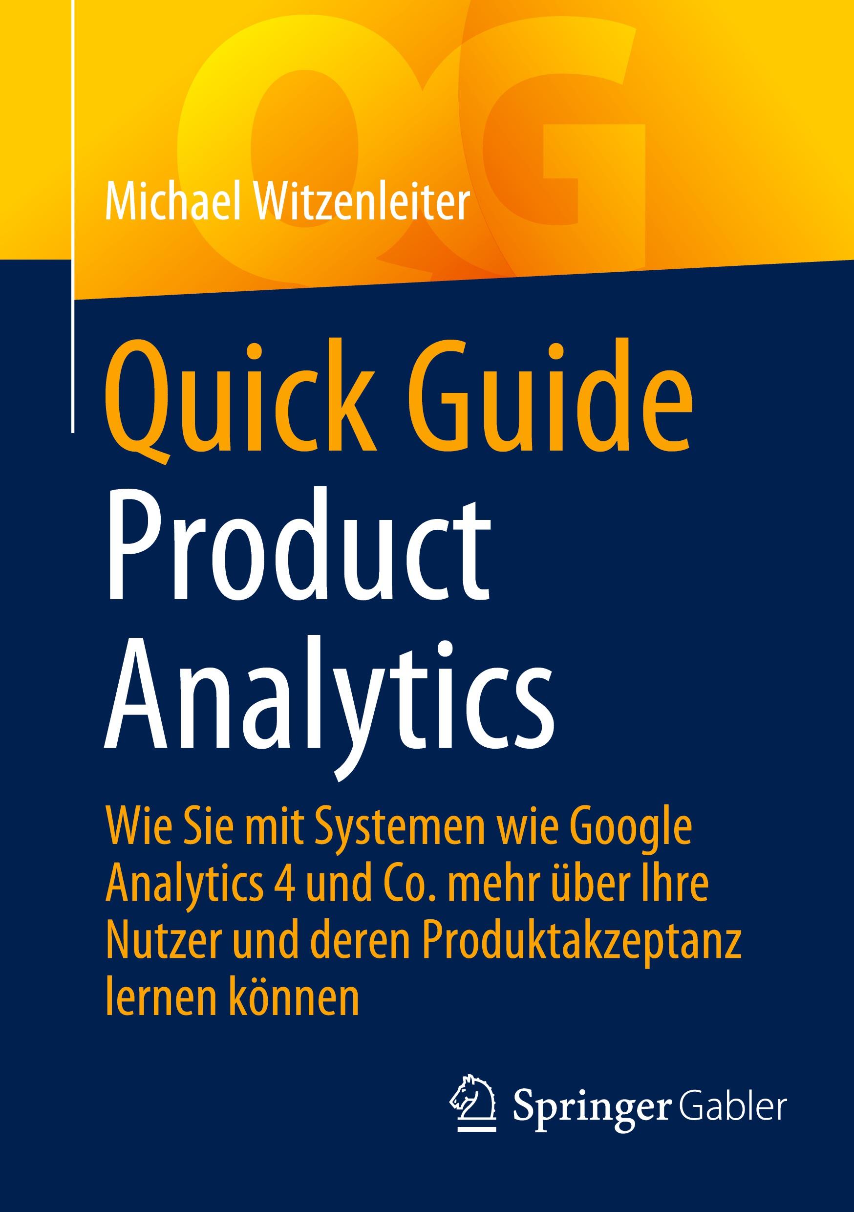 Vorderes Coverbild Quick Guide Product Analytics