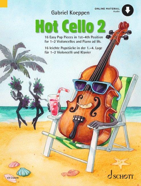 Vorderes Coverbild Hot Cello 2 mit Online-Material Audio