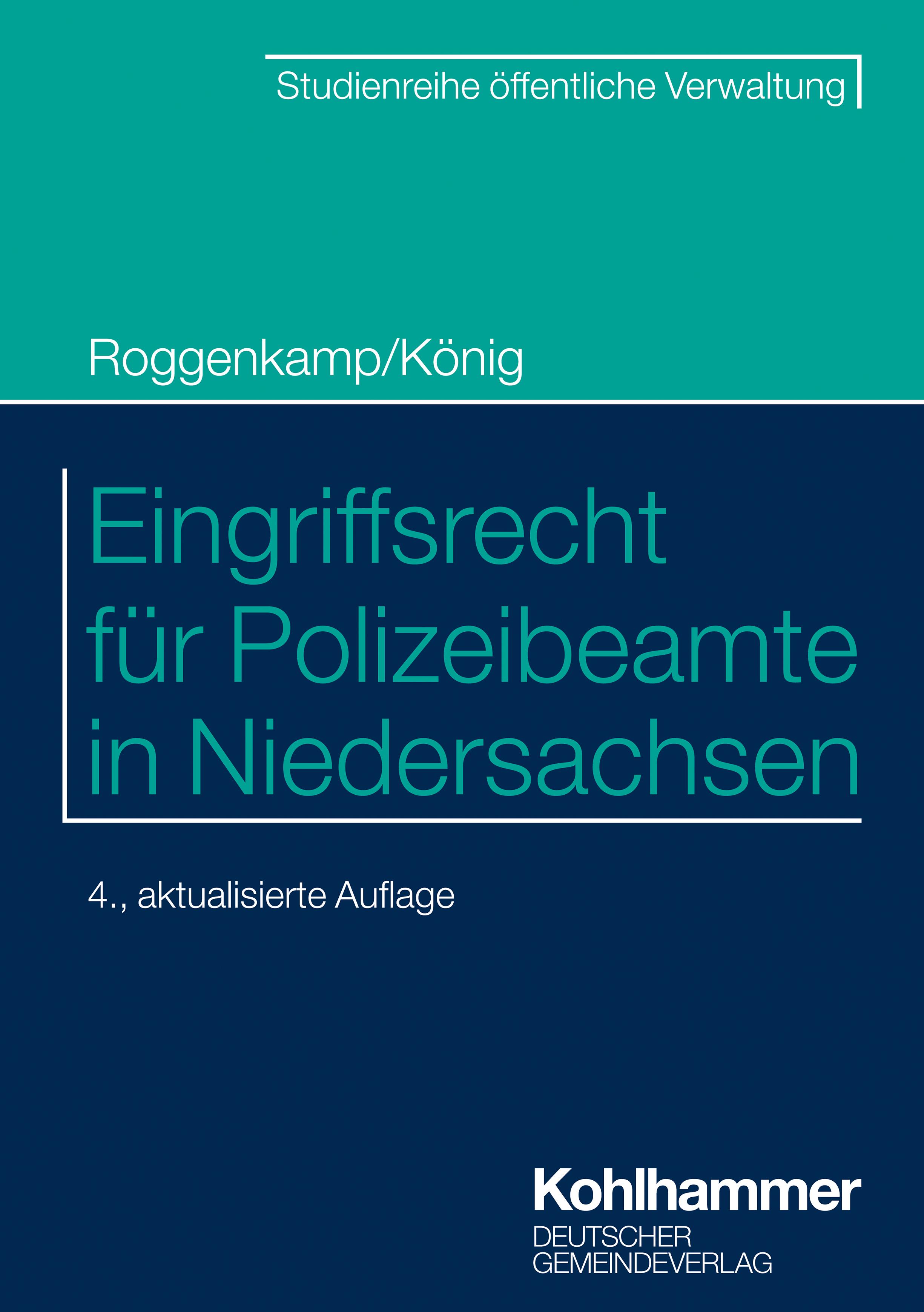 Vorderes Coverbild Eingriffsrecht für Polizeibeamte in Niedersachsen