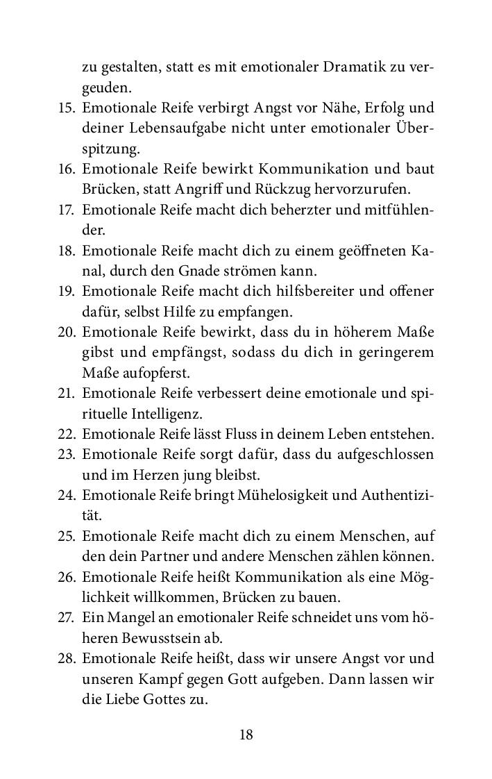 Beispielinhalt (Bild) Leben in emotionaler Freiheit