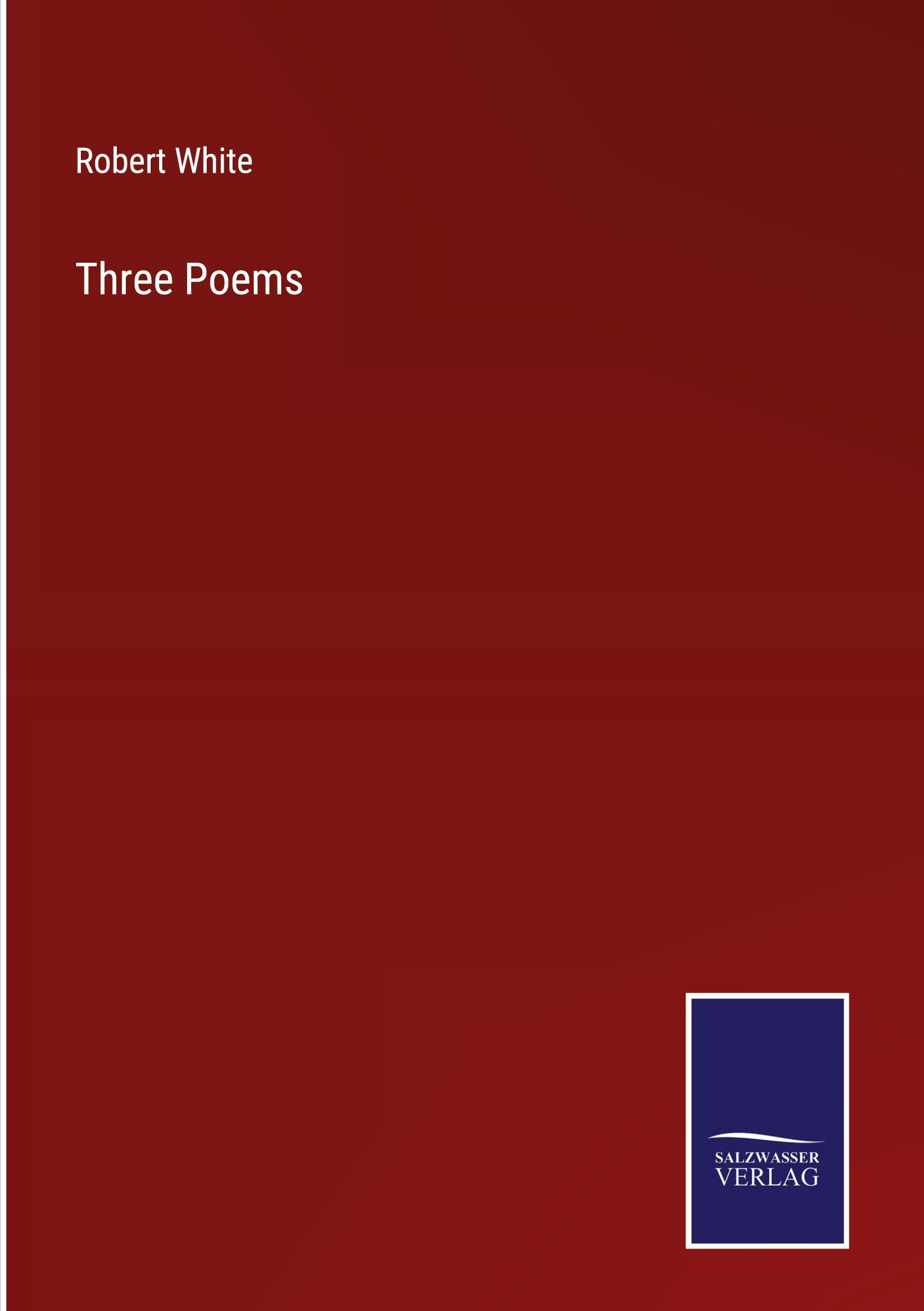 Vorderes Coverbild Three Poems