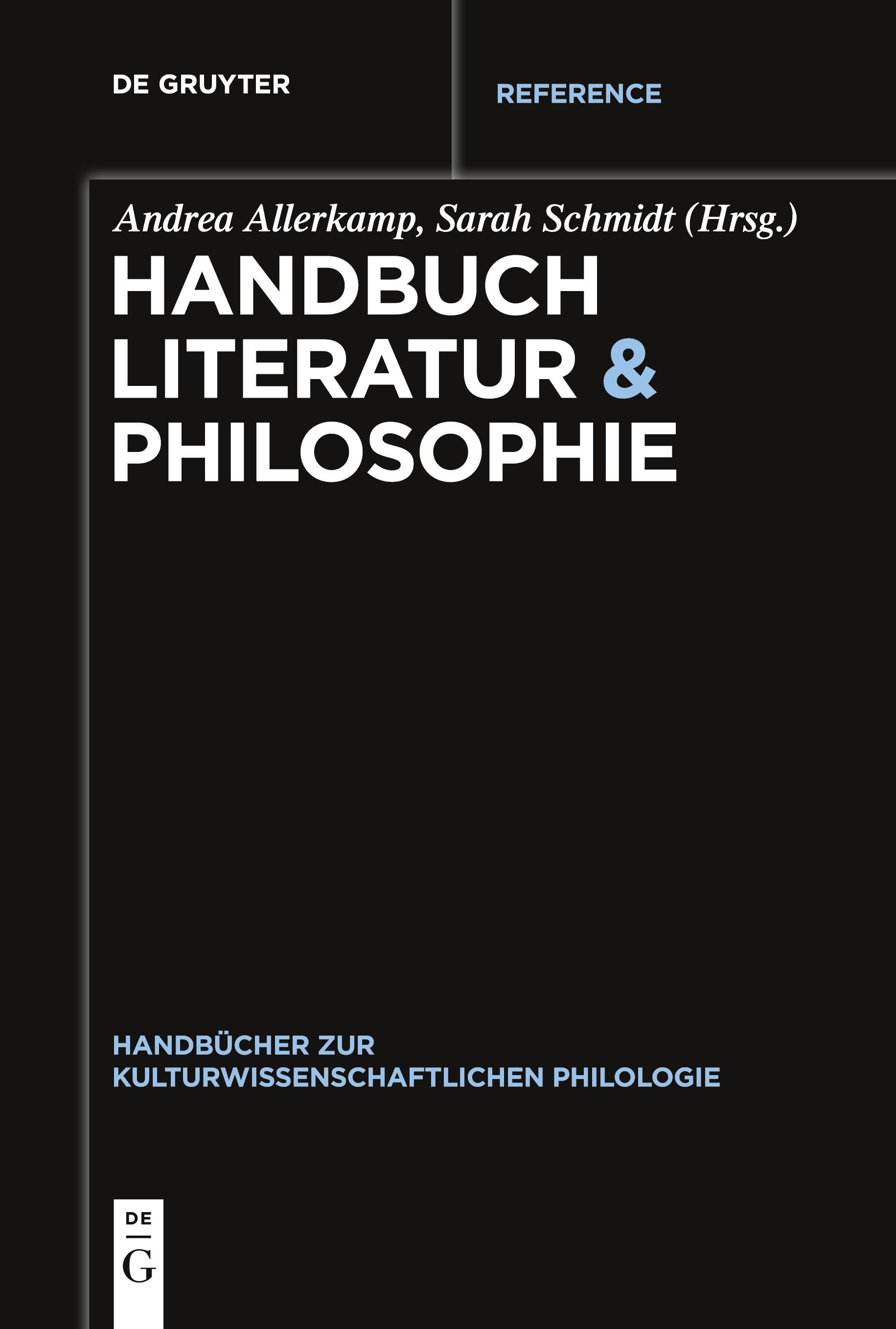Vorderes Coverbild Handbuch Literatur & Philosophie