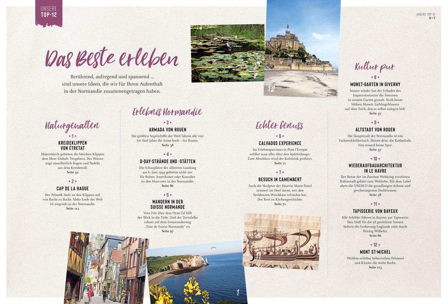 Beispielinhalt (Bild) DUMONT Bildatlas Normandie