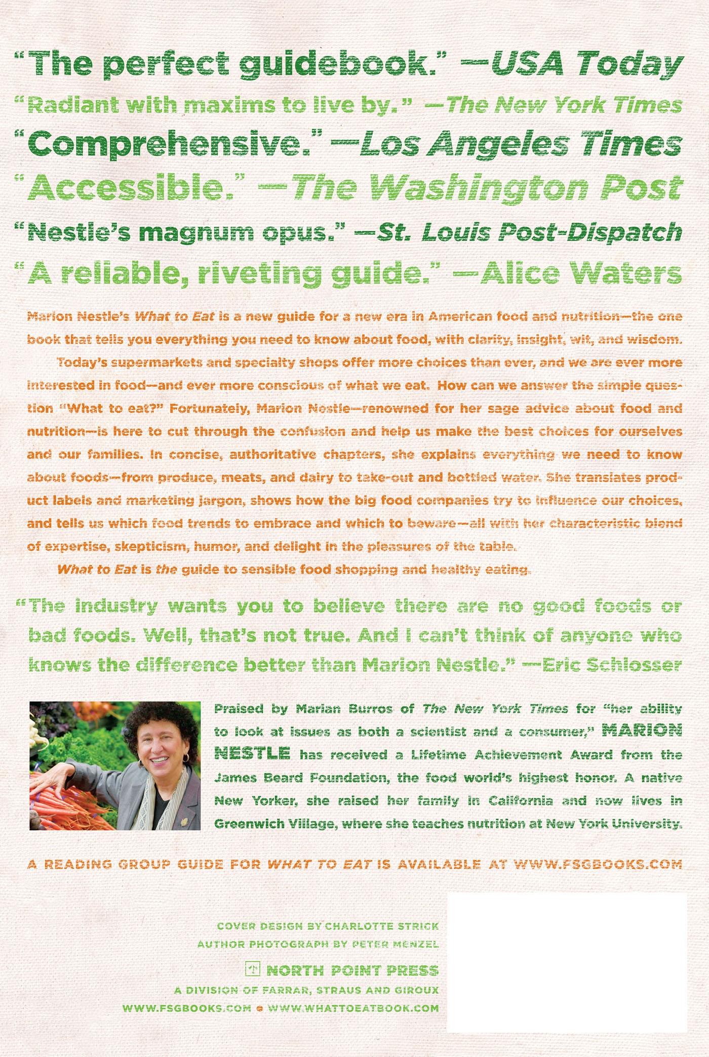 Rückseitencover What to Eat