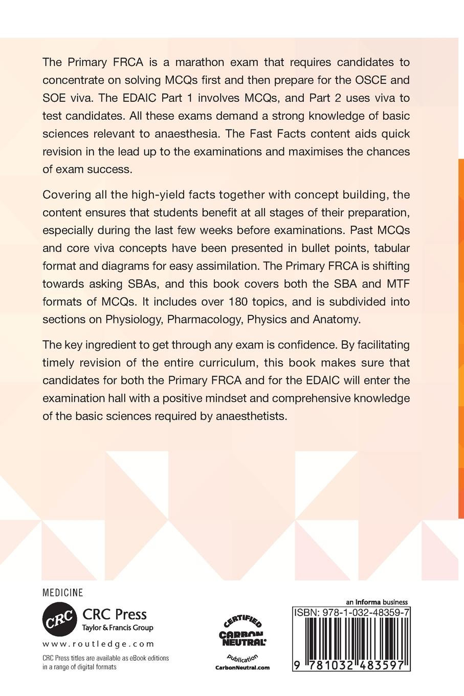 Rückseitencover Fast Facts for the Primary FRCA and EDAIC