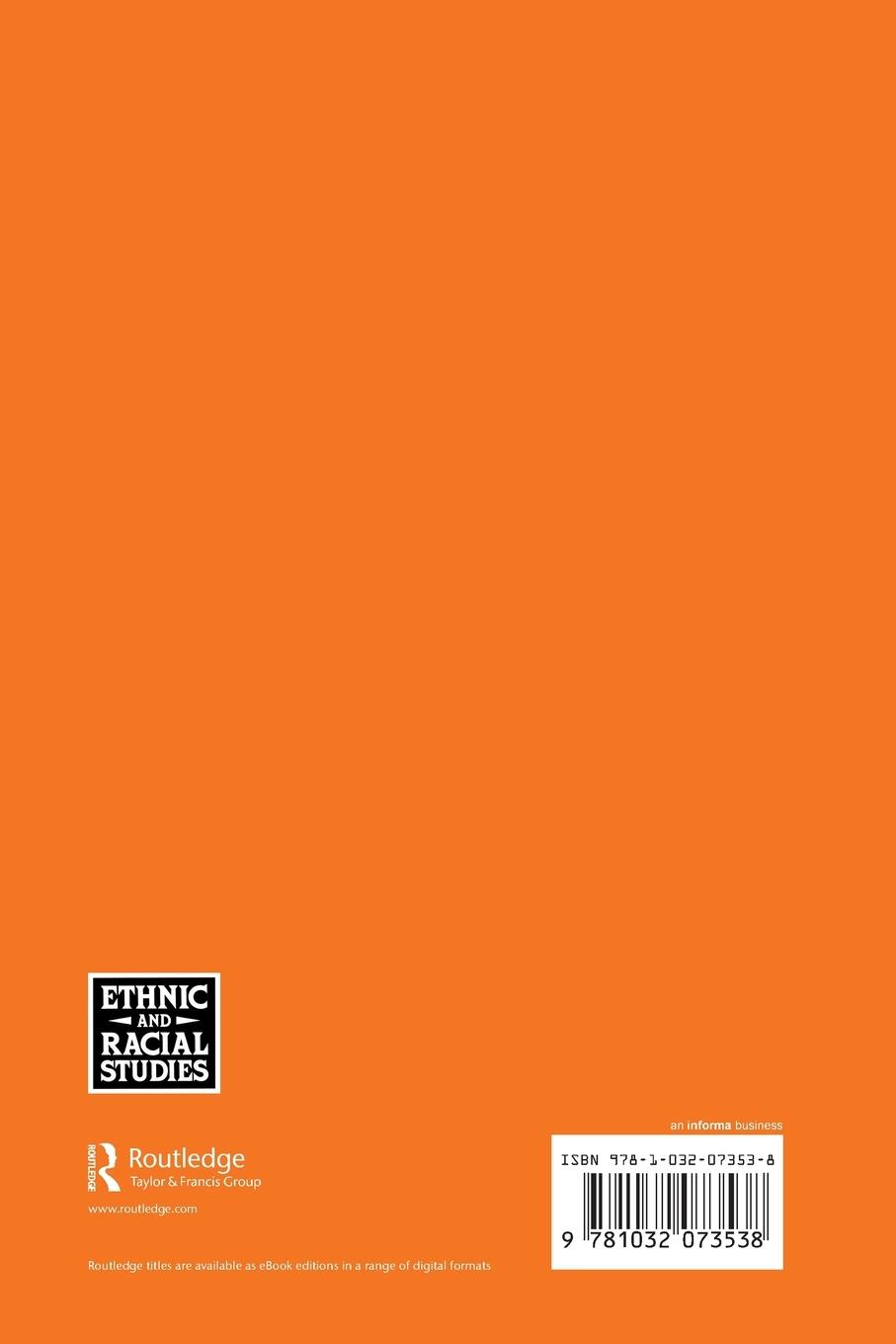 Rückseitencover Race and Ethnicity in Pandemic Times