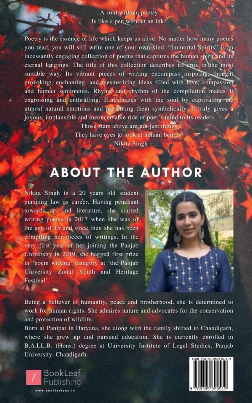 Rückseitencover IMMORTAL SPIRITS